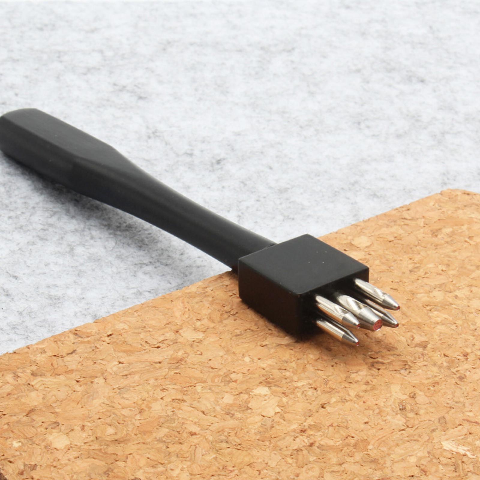 Prong Punch Hole Punch Cutter Jewelry Making Watch Straps Stitching 5 Prong