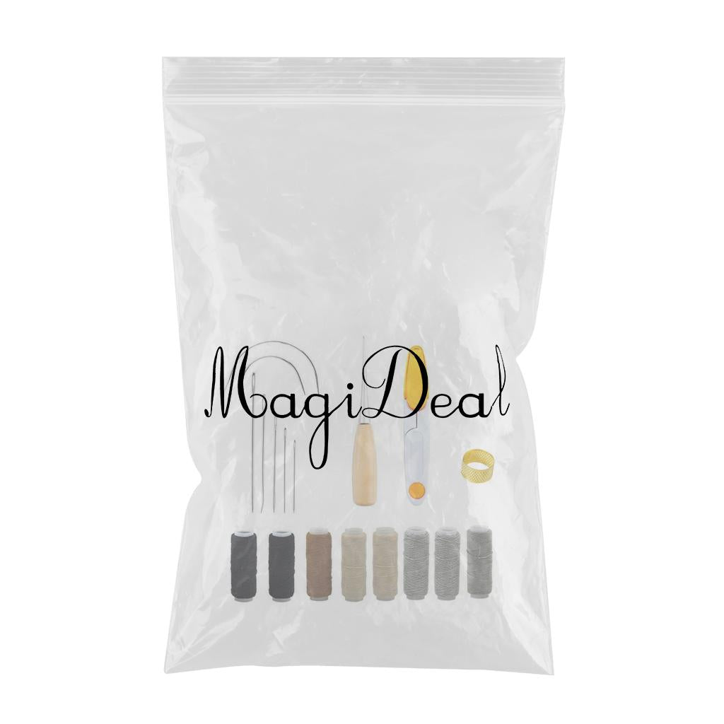18Pcs Leather Craft Suit Leather Tool for Female for Professionals