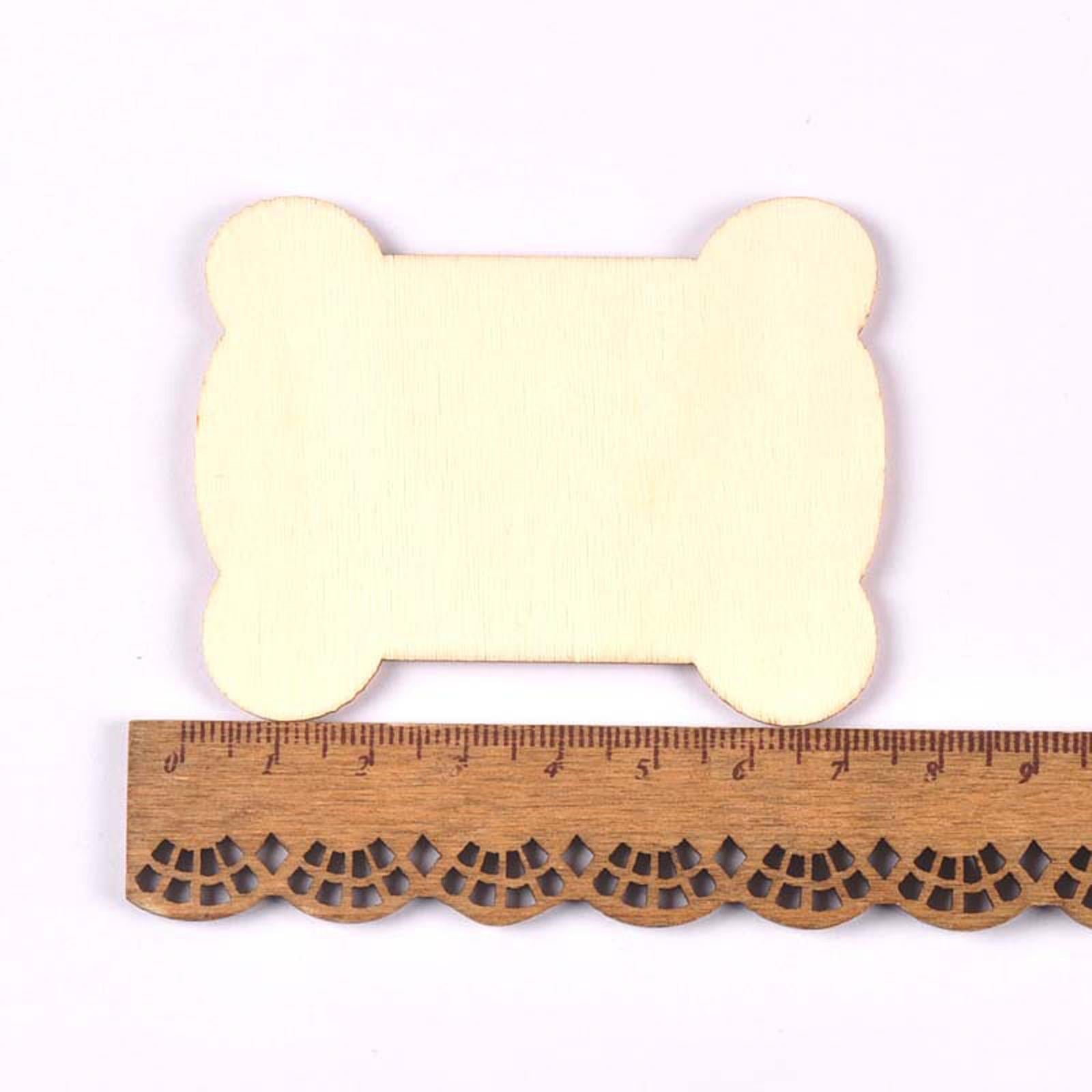 Wooden Floss Bobbins Cross Stitch Cotton Thread Bobbin Blank 20pcs