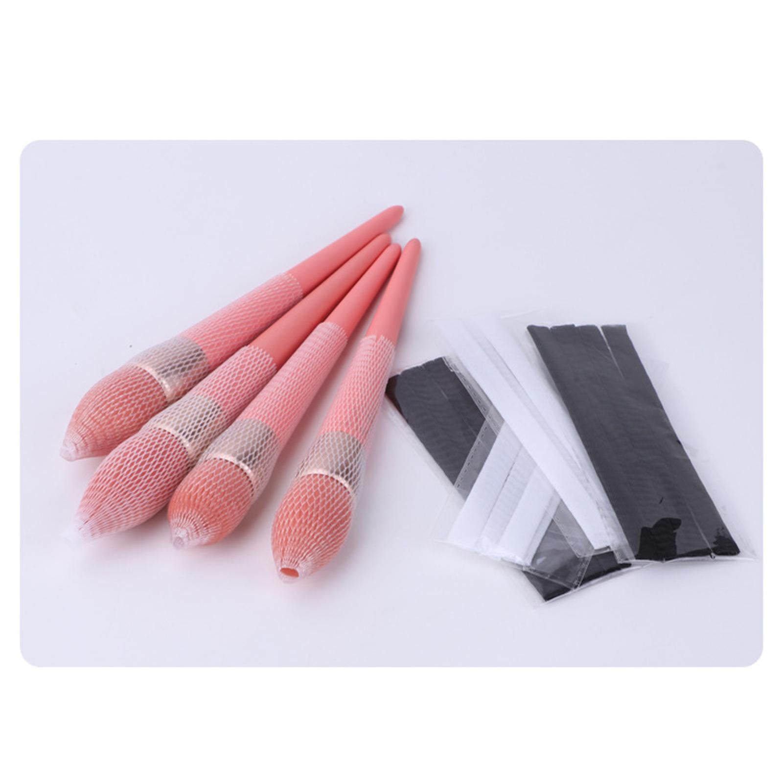 200x Makeup Brushes Guards Protector Sheath Brush Pen Net Covers 10x1cm