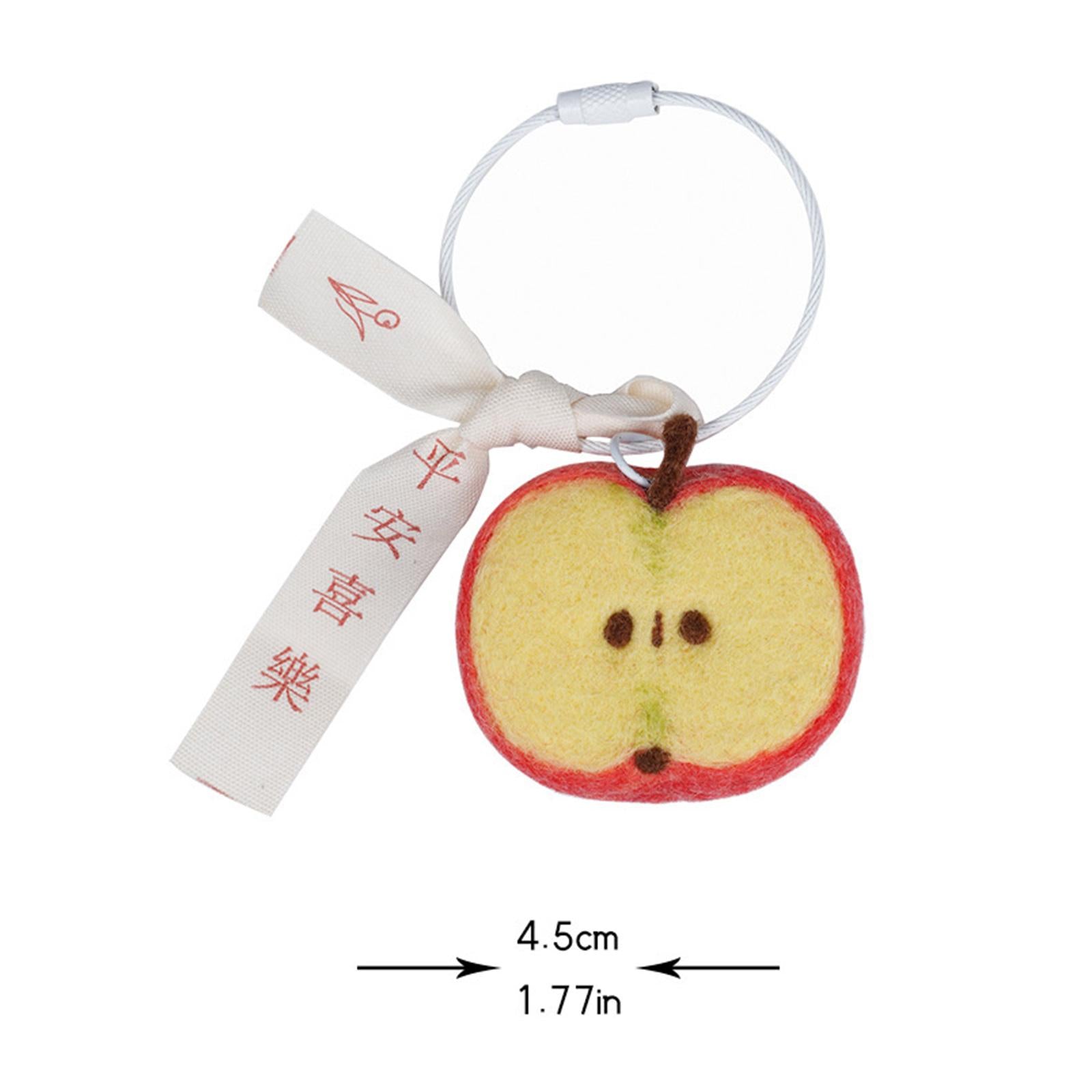 DIY Wool Needle Craft Felting Fruit Poked Starter Beginners Kit Apples