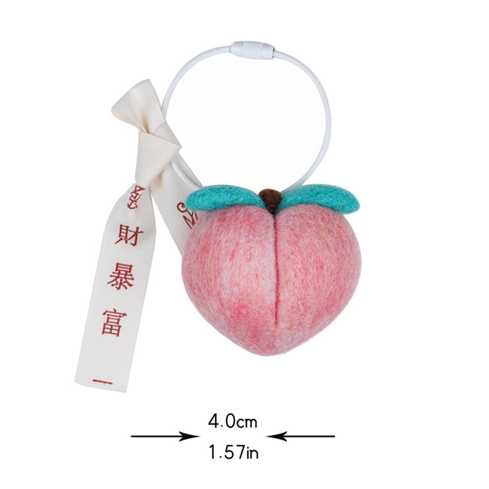 DIY Wool Needle Craft Felting Fruit Poked Starter Beginners Kit Peach