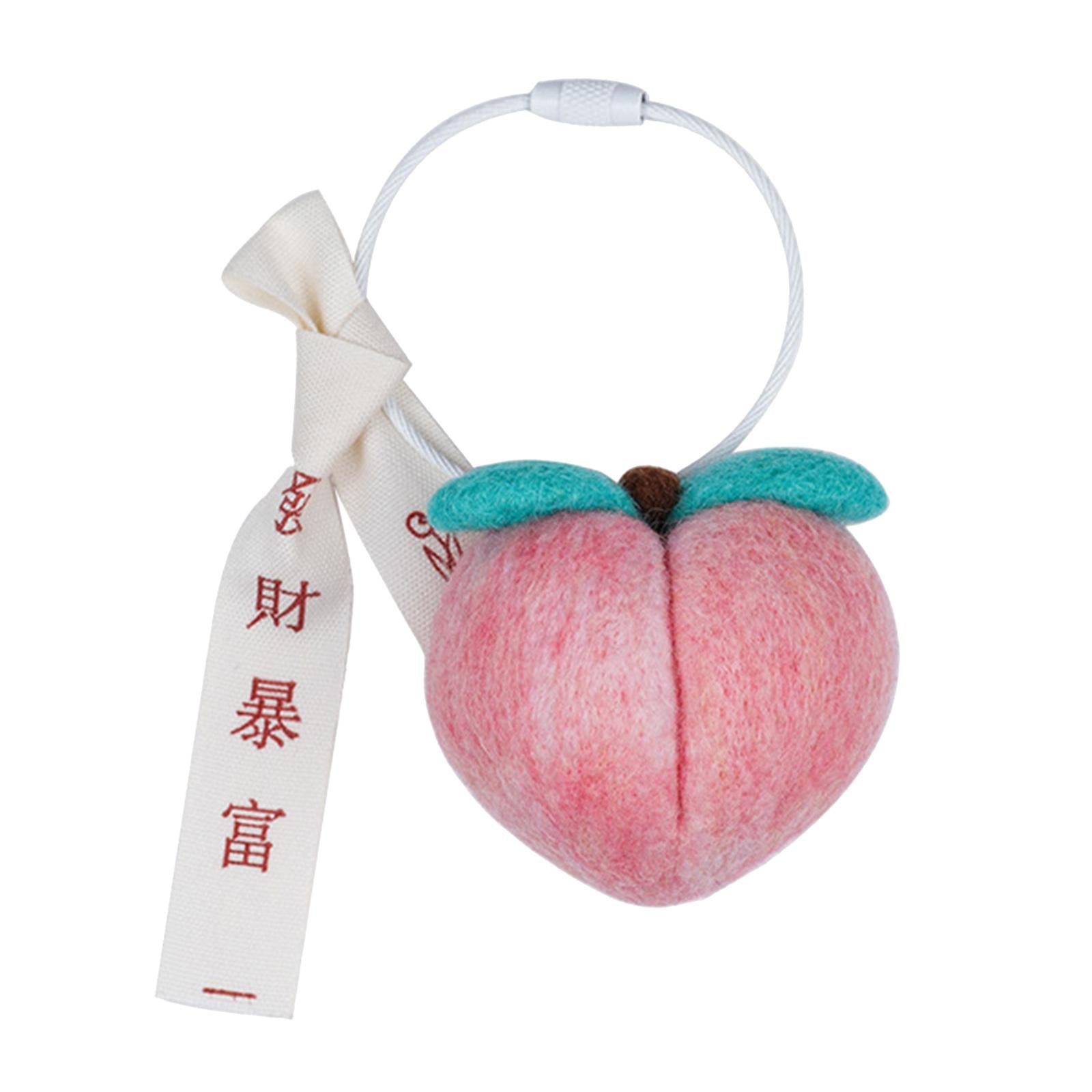 DIY Wool Needle Craft Felting Fruit Poked Starter Beginners Kit Peach