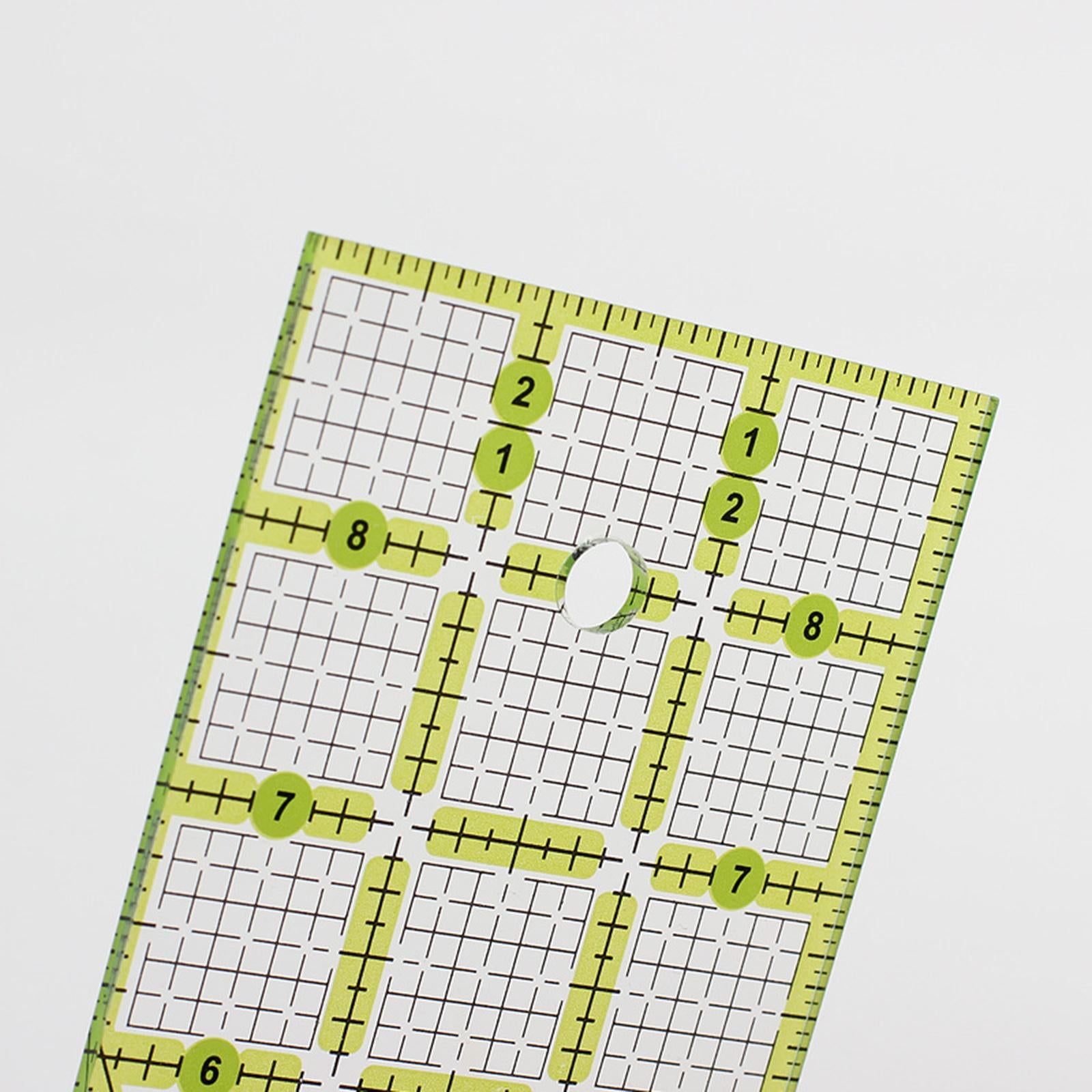 Quilting Template Acrylic Patchwork Sewing Frame Ruler DIY Crafts Measure