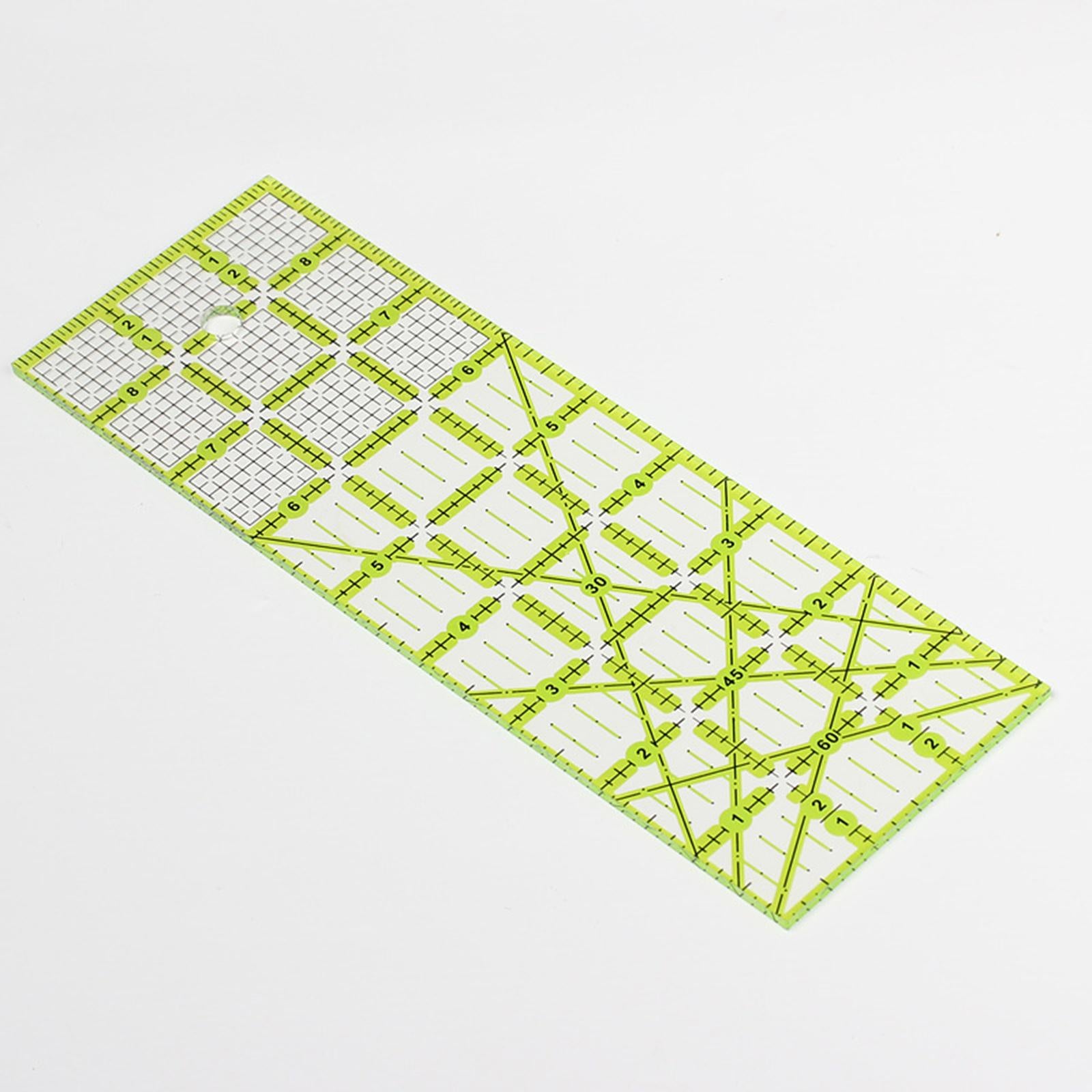Quilting Template Acrylic Patchwork Sewing Frame Ruler DIY Crafts Measure