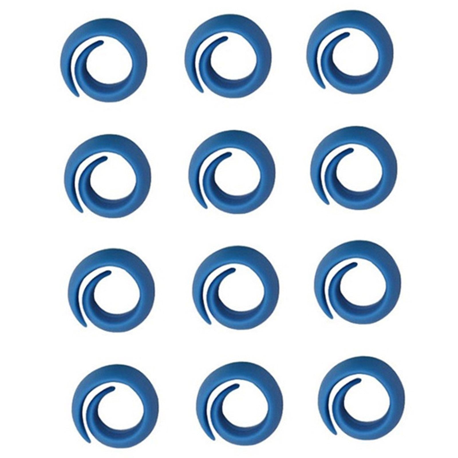 12 Pieces Sewing Thread Spools Saver Thread Holder Sewing Tool Accessory Blue