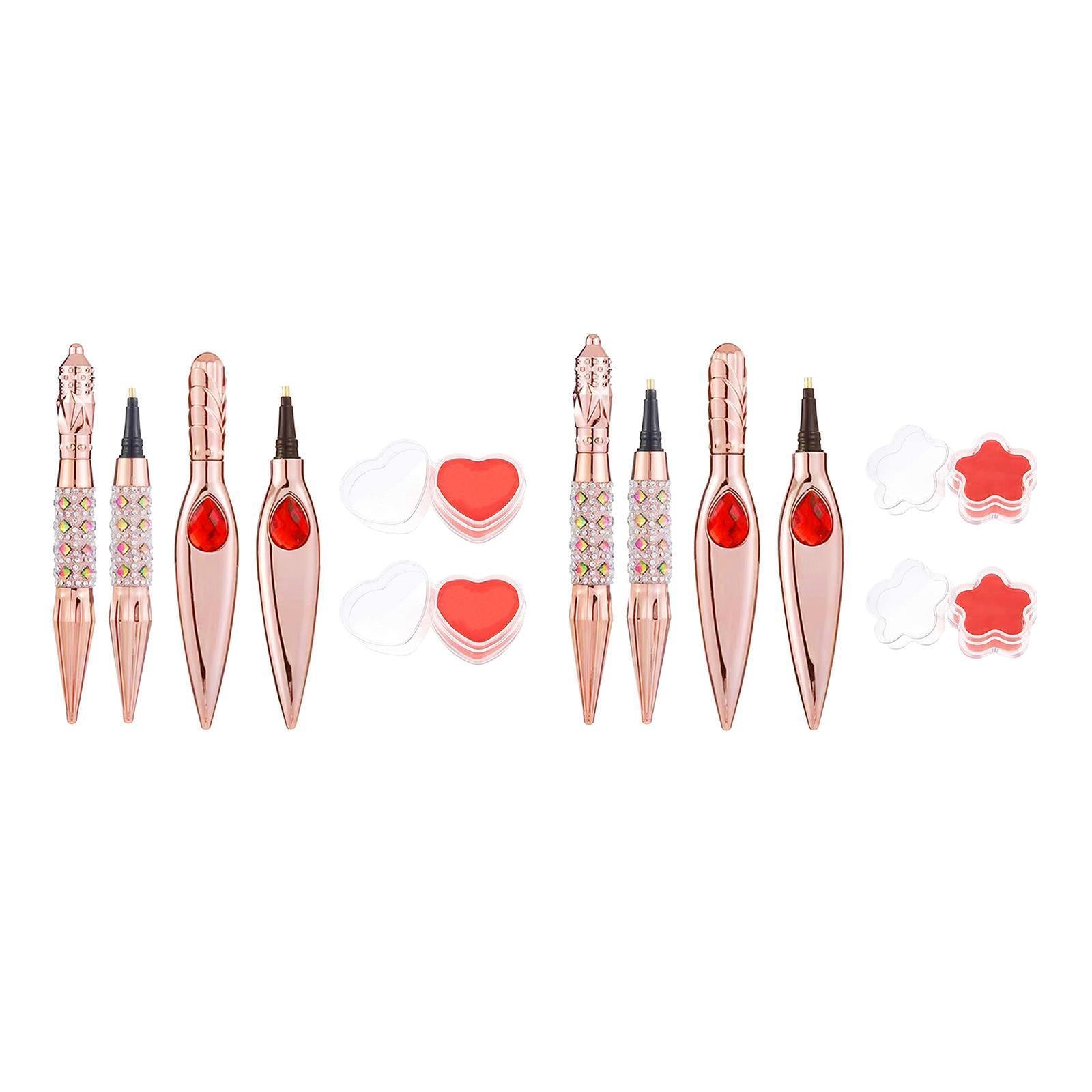 Diamond Painting Pen with Glue Clay Brass Tip for Crafts Hobby Loving Heart