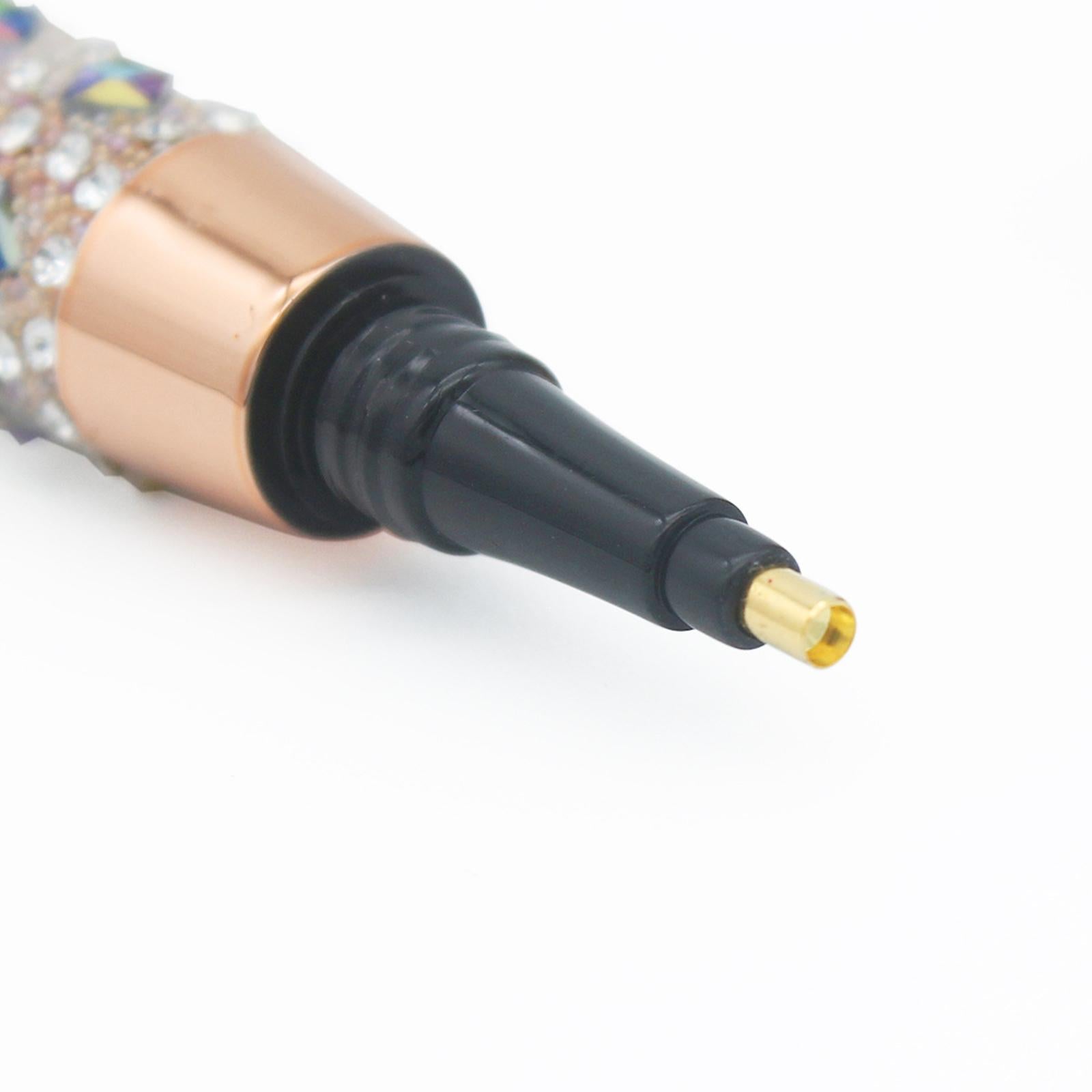 Diamond Painting Pen with Glue Clay Brass Tip for Crafts Hobby Plum Blossom