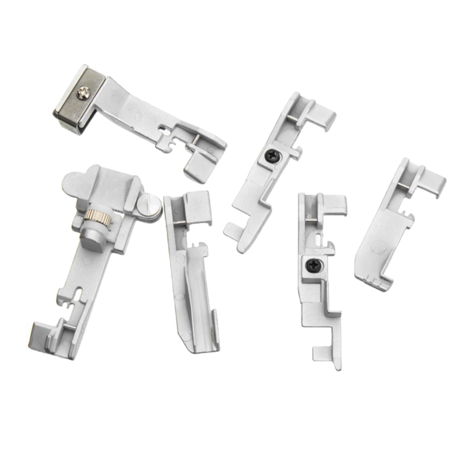 6pcs Overlock Presser Foot Set Kit Fit for Singer 14U 14CG754 14SH654