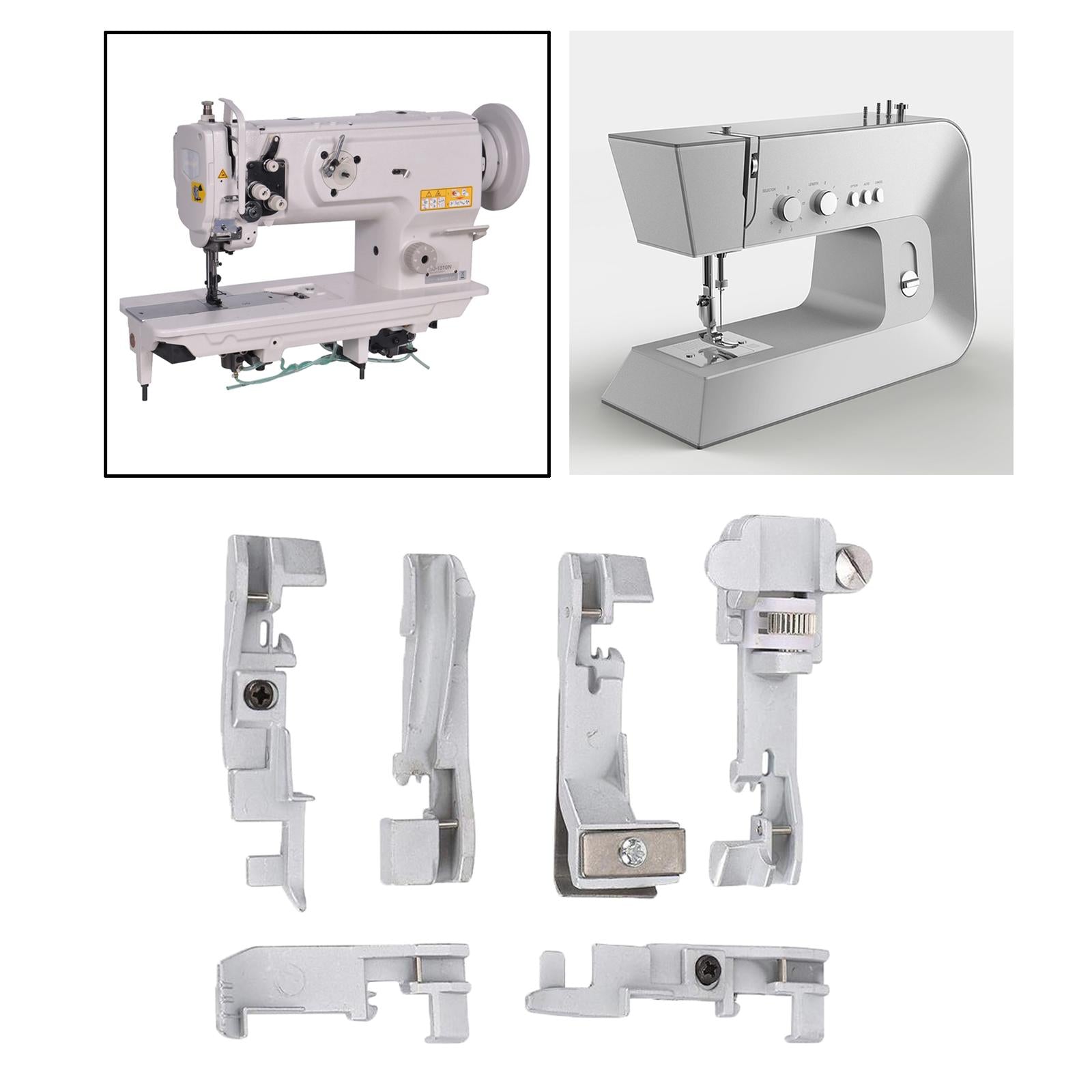 6pcs Overlock Presser Foot Set Kit Fit for Singer 14U 14CG754 14SH654