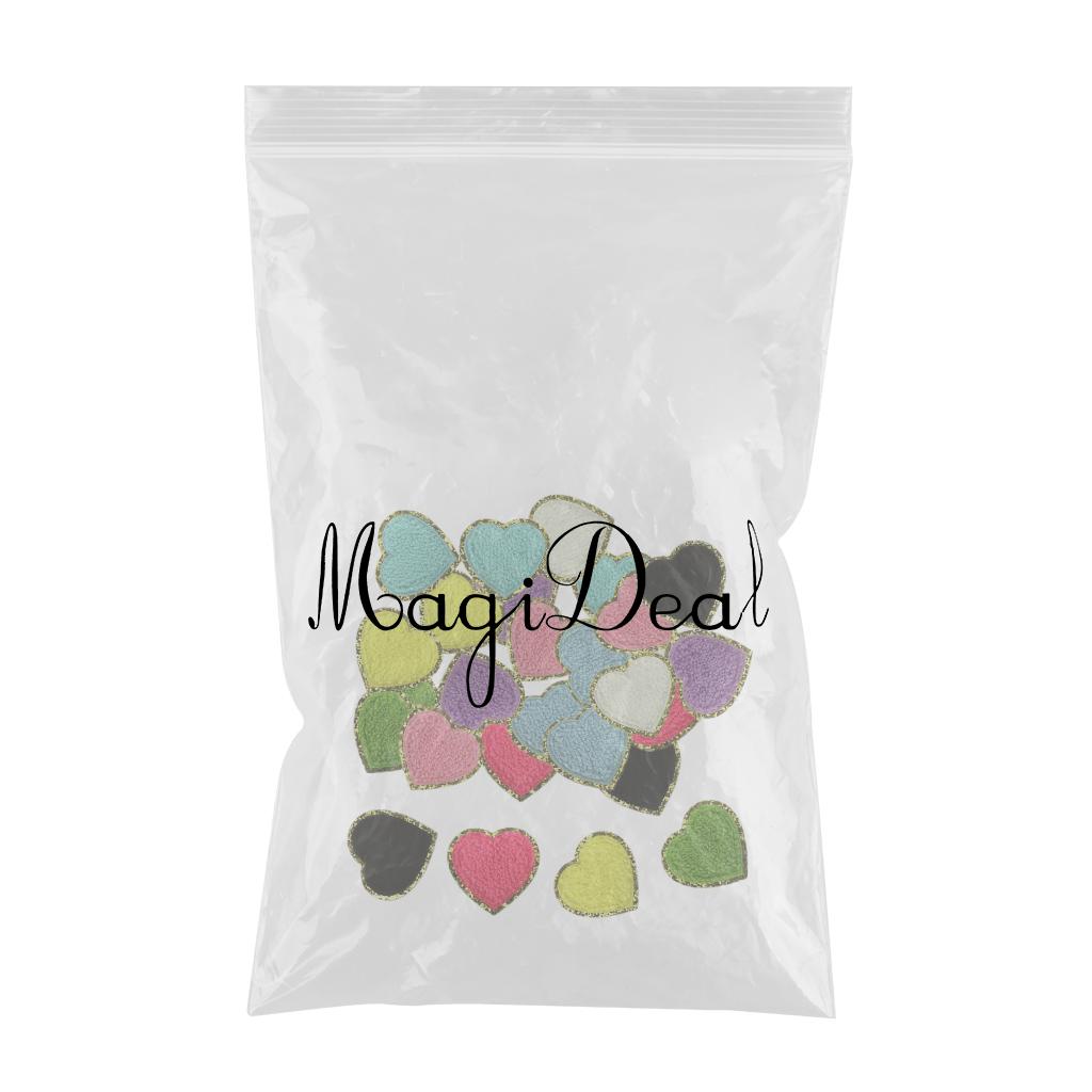 Iron On Embroidered Patches Clothes Stickers Applique Clothing Hats Stickers 27pcs