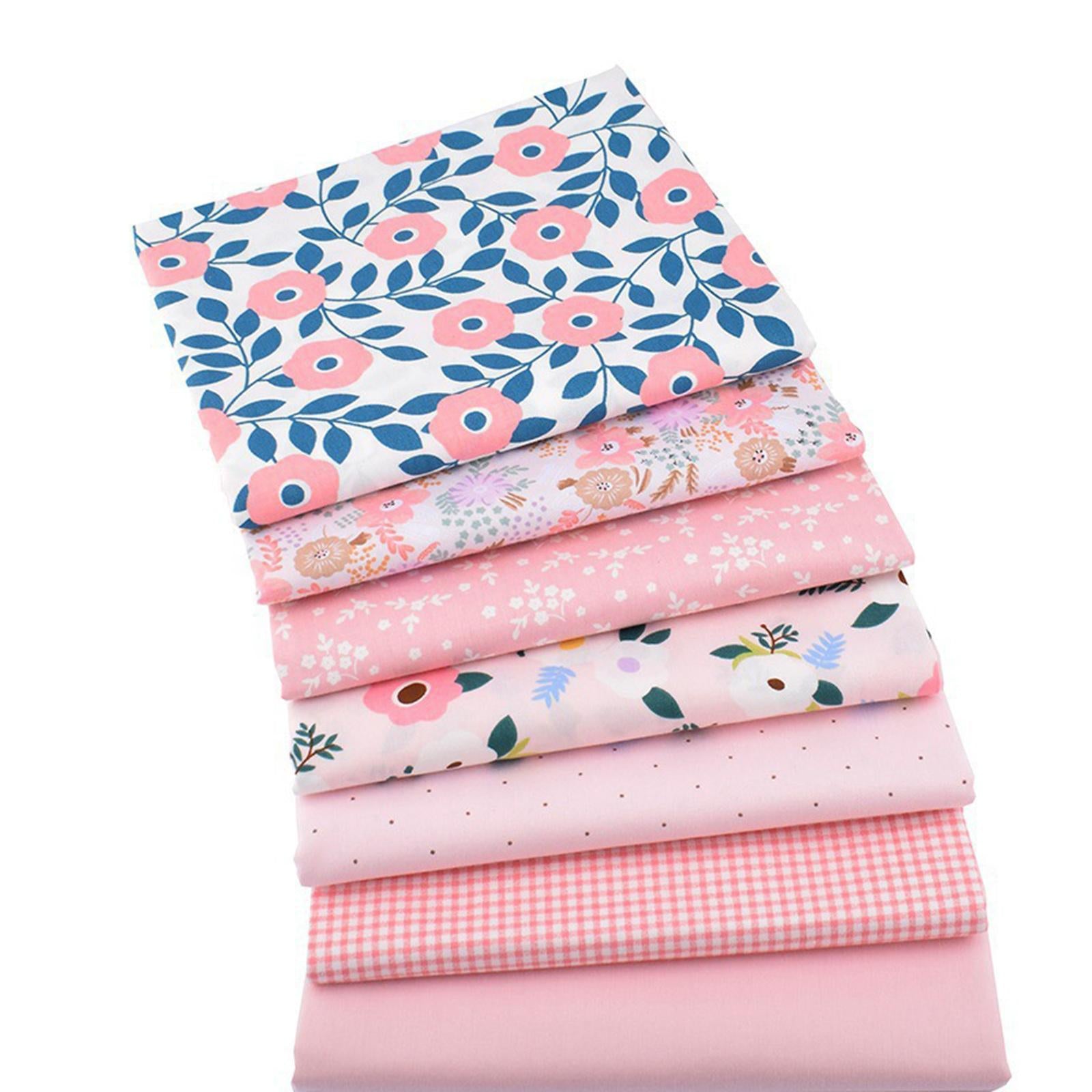 44Pcs Fat Quarters Fabric Bundle Sewing Floral Printed Quilt Material Craft