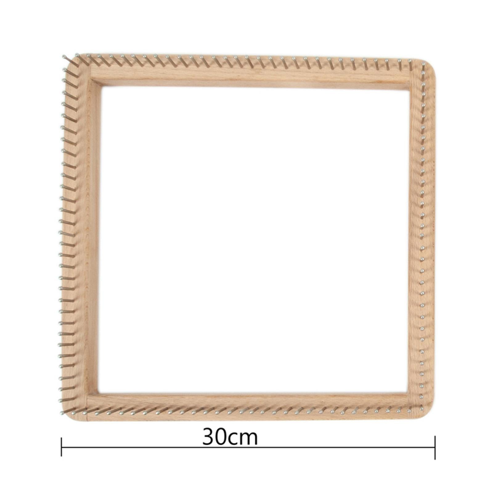 DIY Knitting Loom Needlework Board Tools for Hats Scarf Beginner 30x30cm