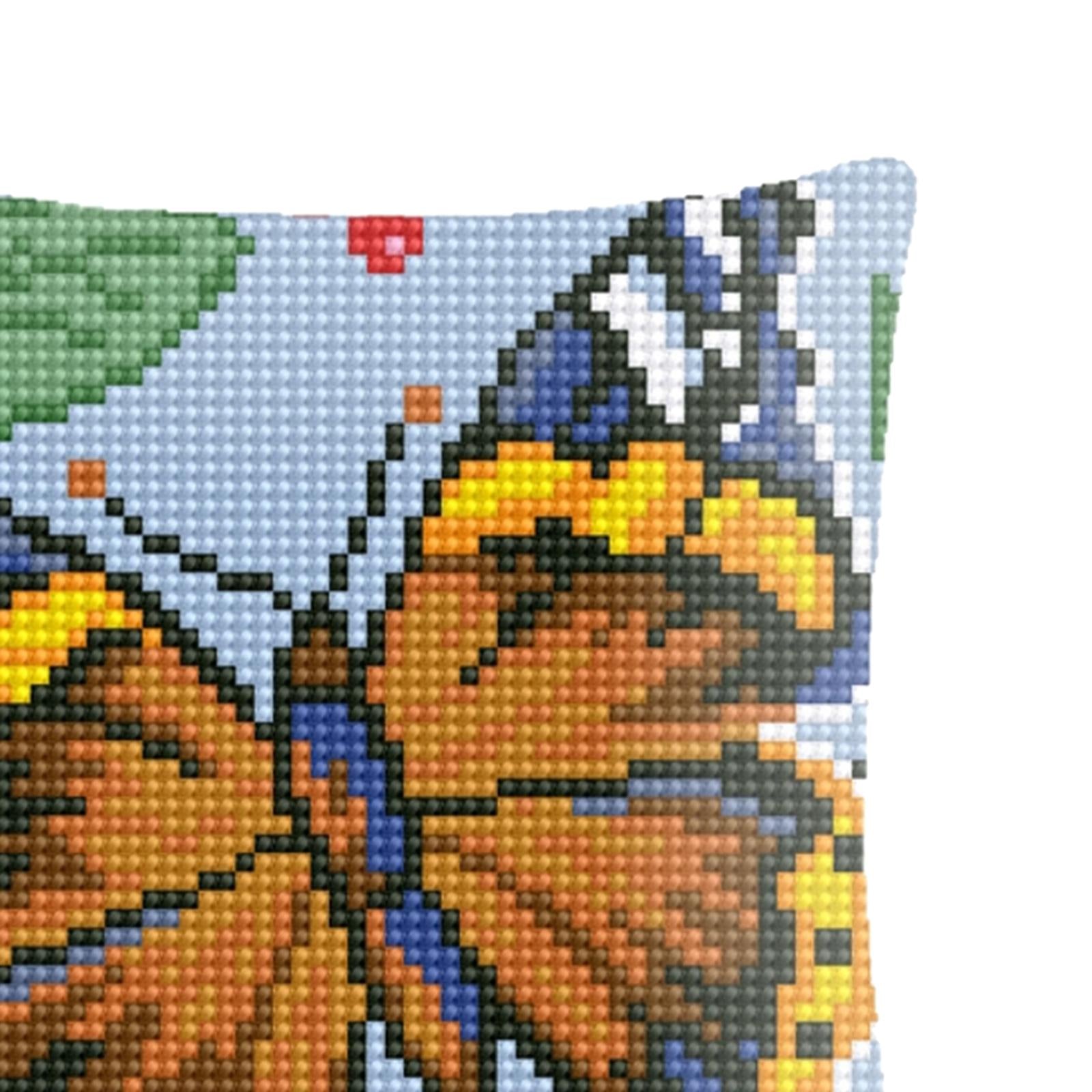 Embroidery Pillow Covers Kit DIY Home Decor for Beginners Kids Butterfly