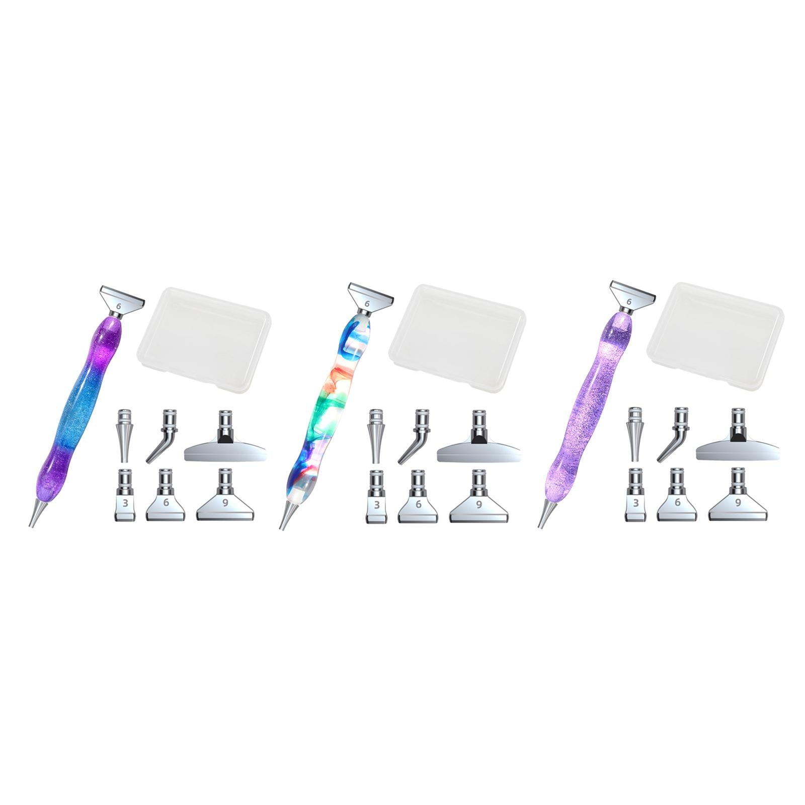 Diamond Painting Pen Kit Cross-Stitch Tool Cross Stitch Crafts Purple Sky