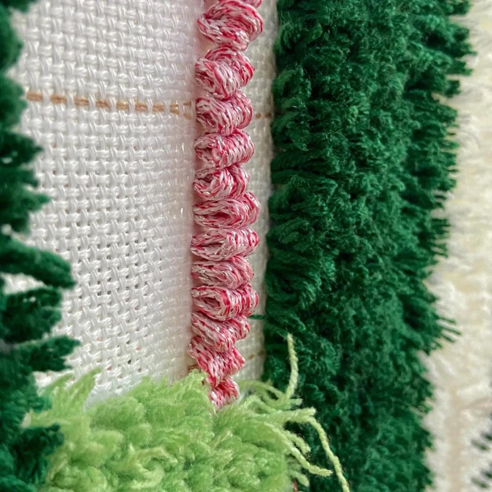 Glitter Ribbon Yarn 90M Handmade DIY Bag Blanket Hand-Knitted Material White