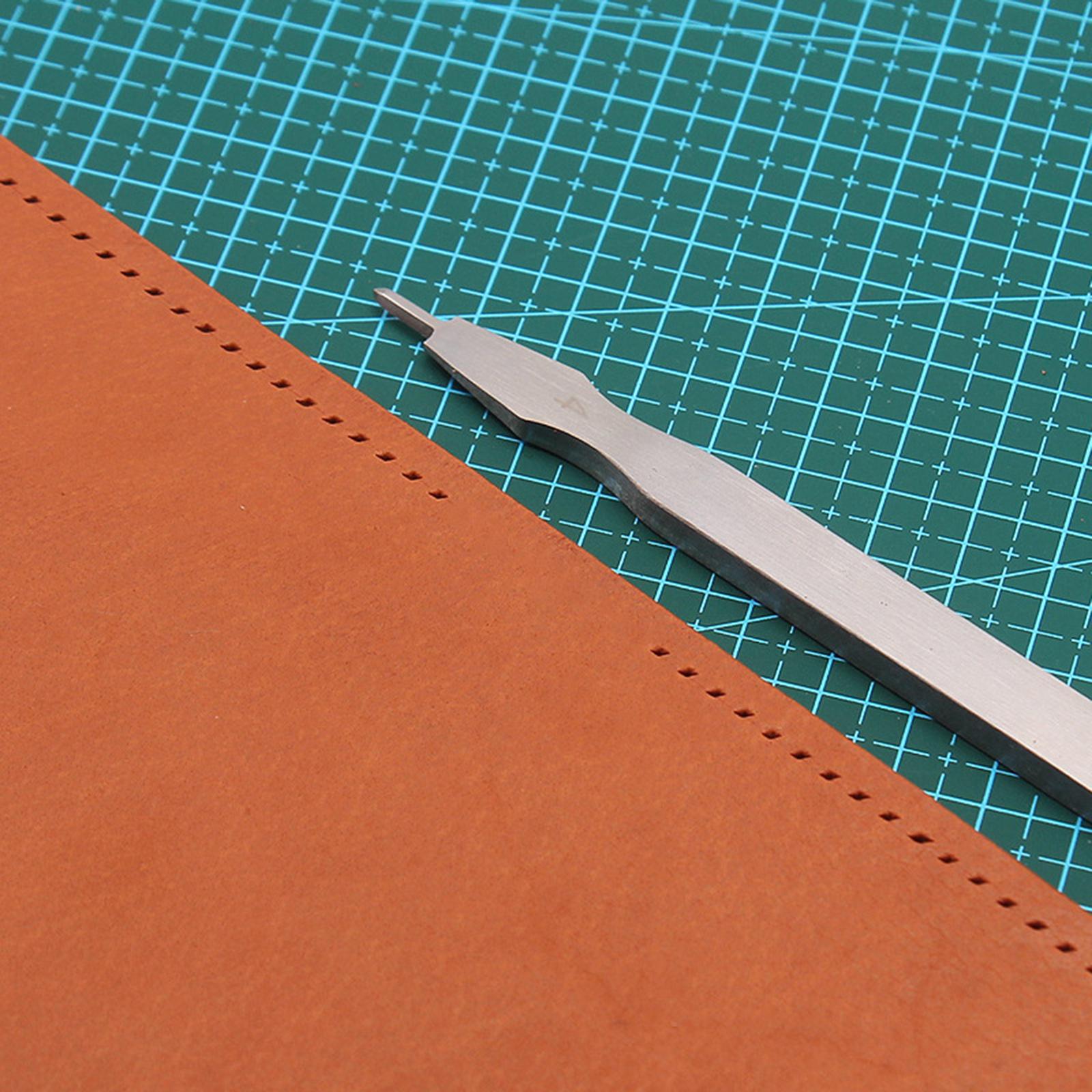 Chop Position Adjustment Ruler Mark Spacing Leather Craft Accessories DIY