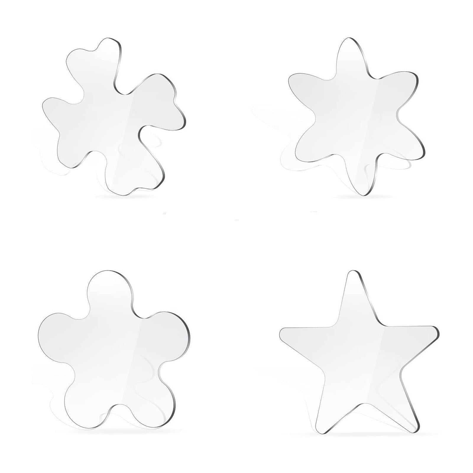 4Pcs Quilting Template DIY Sewing Tools Transparent Acrylic Patchwork Craft