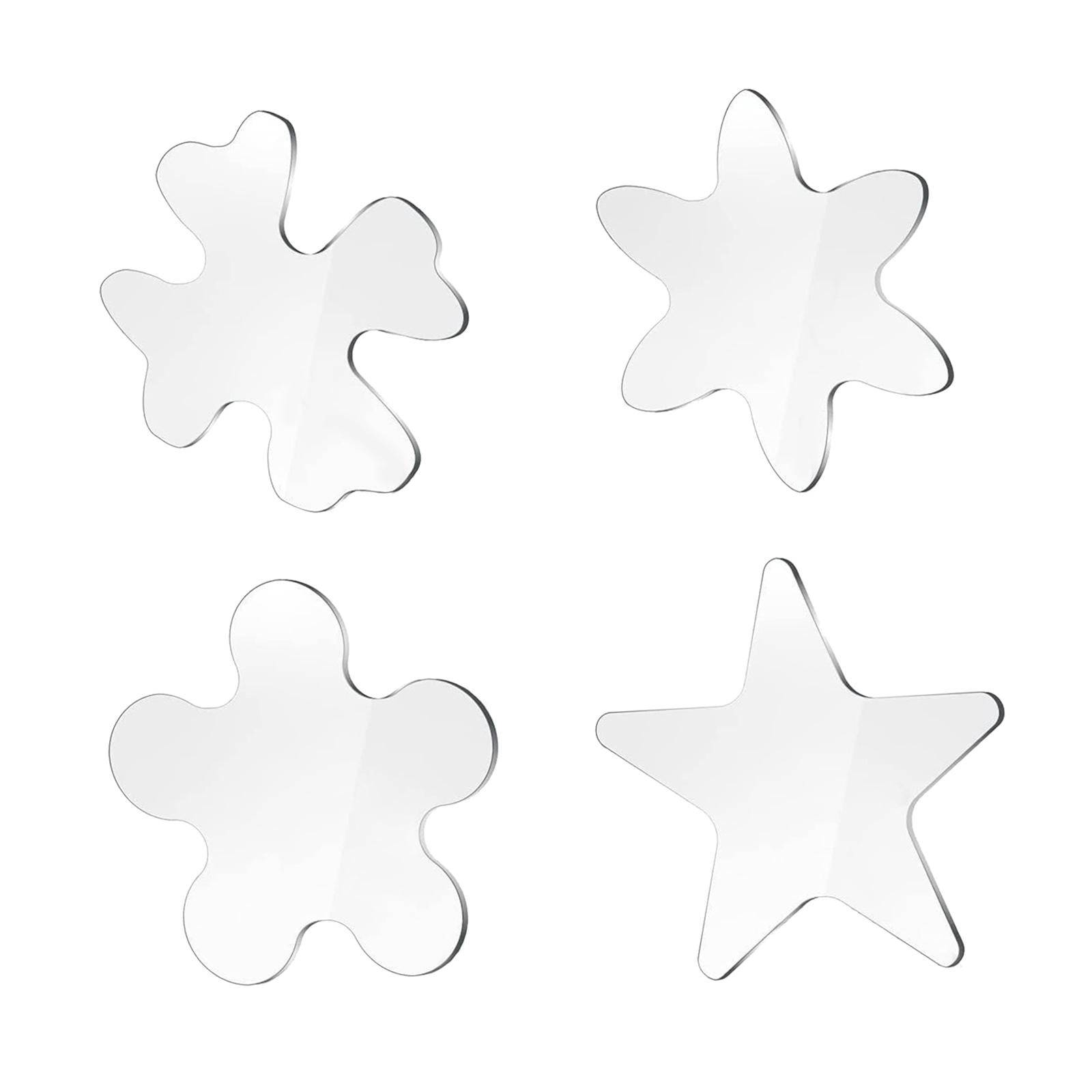 4Pcs Quilting Template DIY Sewing Tools Transparent Acrylic Patchwork Craft