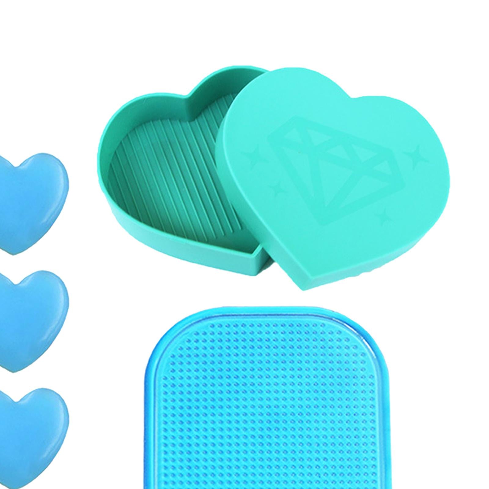 Diamond Art Pen and Trays Set Embroidery Tools for Crafts Cross Stitch Blue