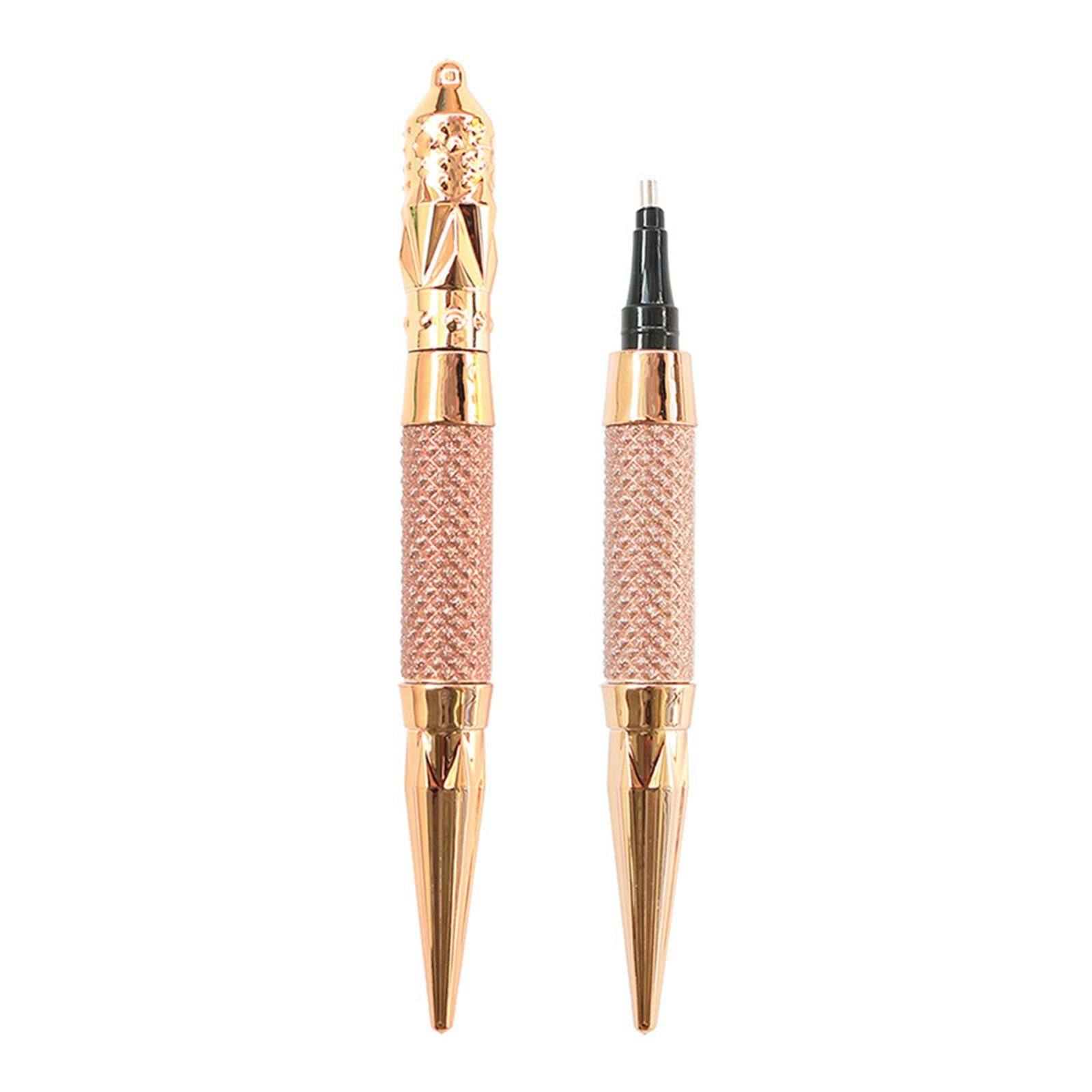 2x Diamond Painting Pen Point Drill Embroidery Cross Pink Colorful
