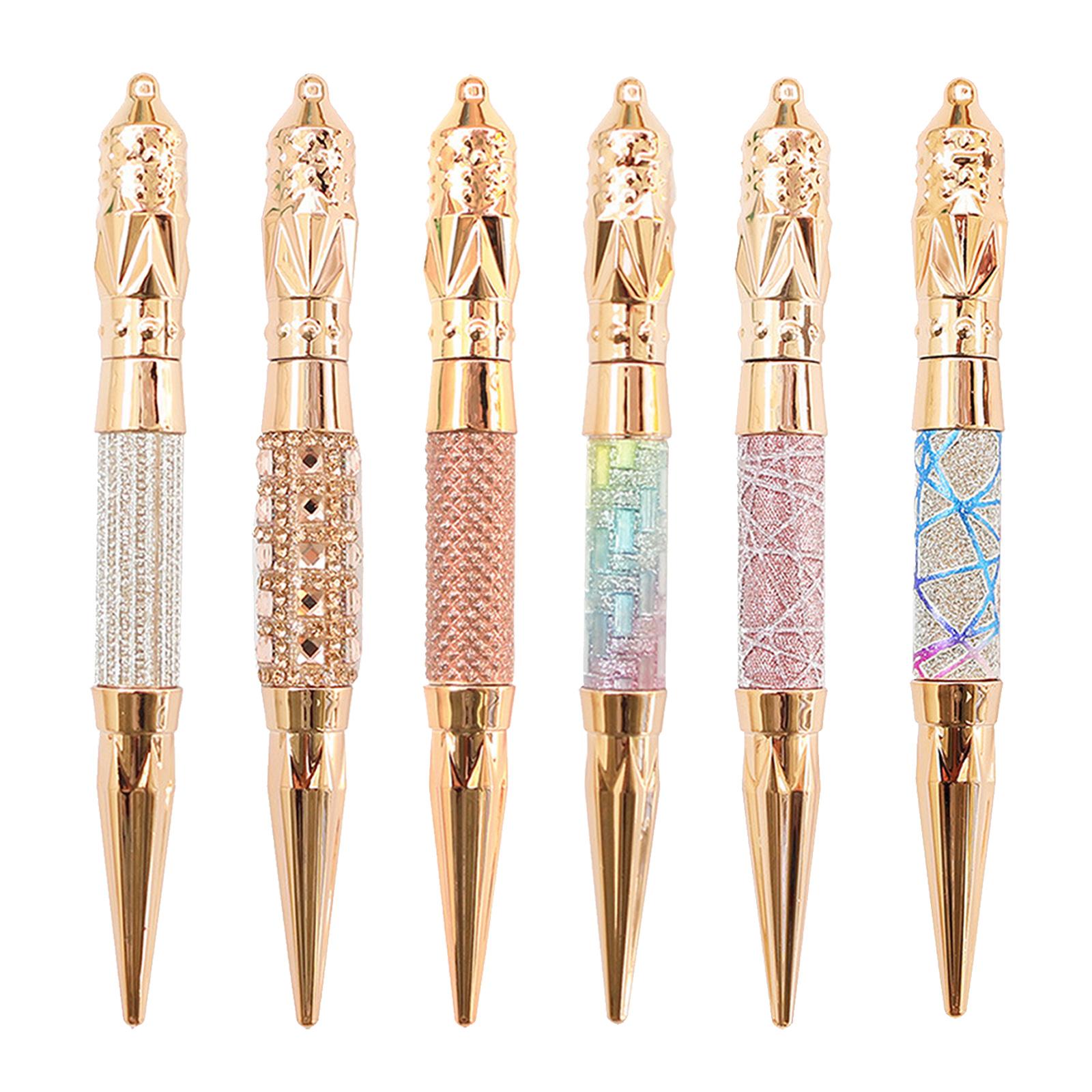 2x Diamond Painting Pen Point Drill Embroidery Cross Pink Colorful
