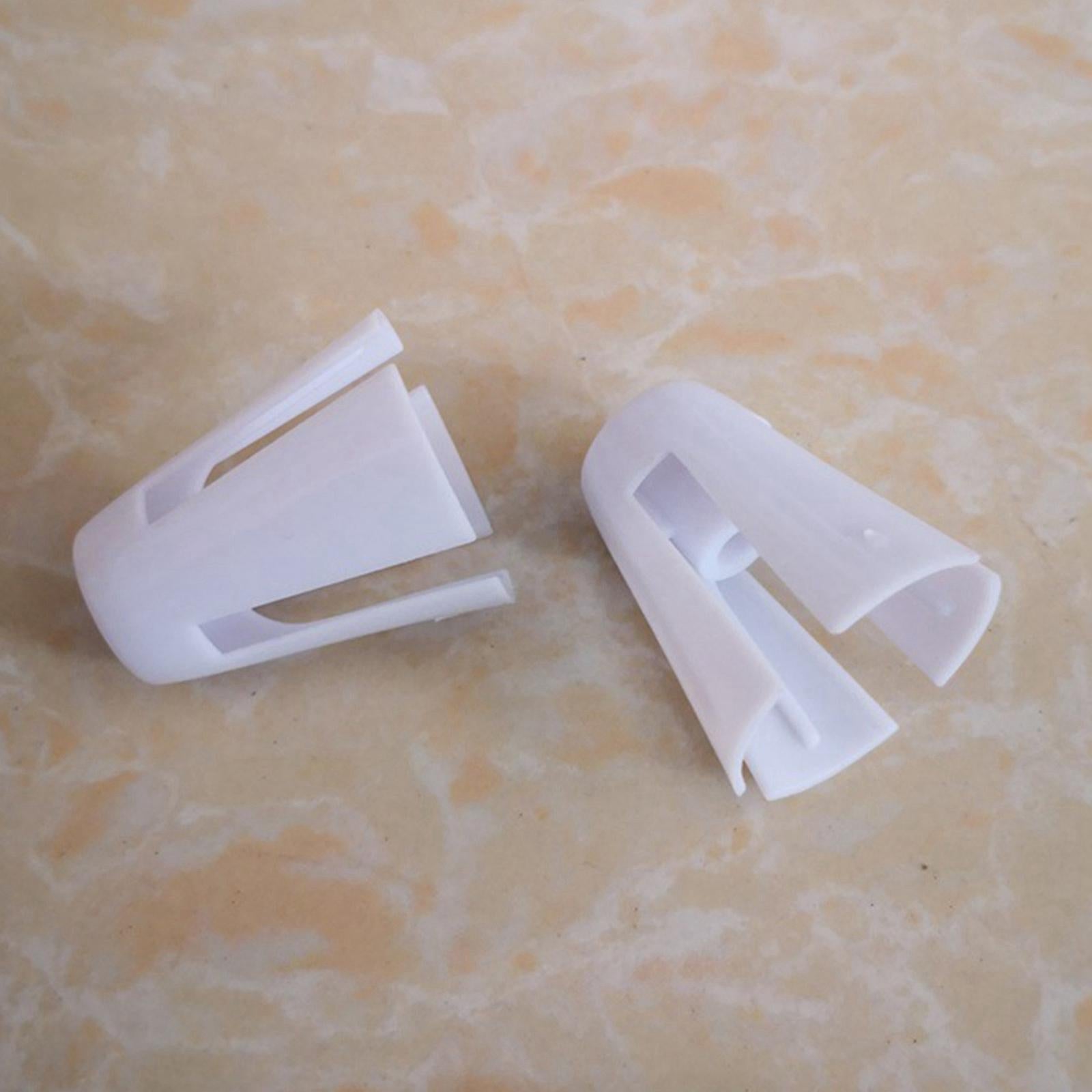 20 Pieces Coil Claw Thread Spool Cone Holder White Plastic Sewing Part