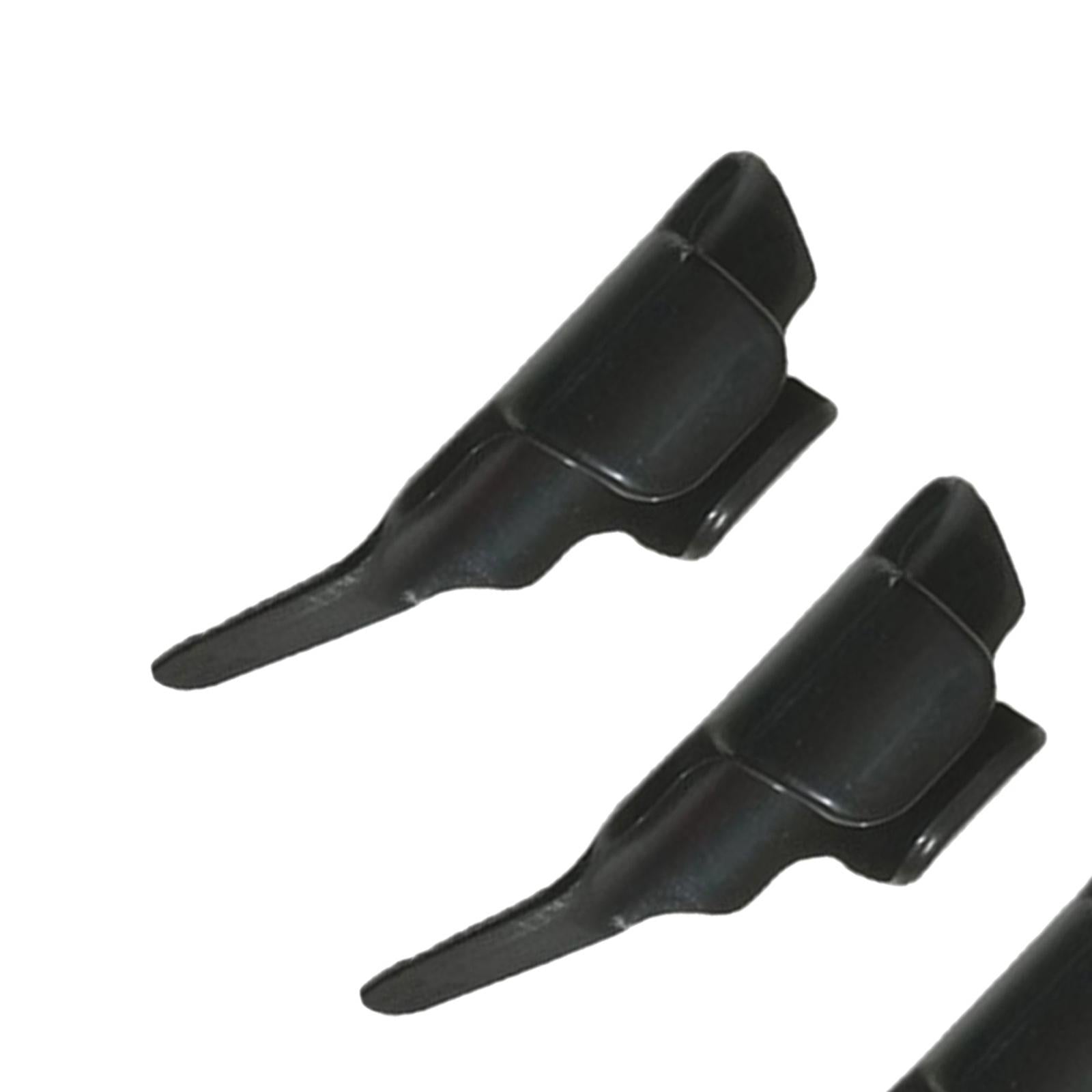 3Pcs Sewing Fingerthing Pusher fabric Ironing Finger Gloves Open Tool Black