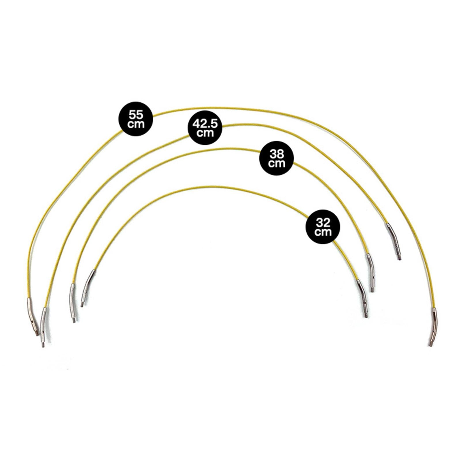 Crochet Hooks Disassemble Circular Needles 3.0mm-10mm Weaving Kit Ruler Hook