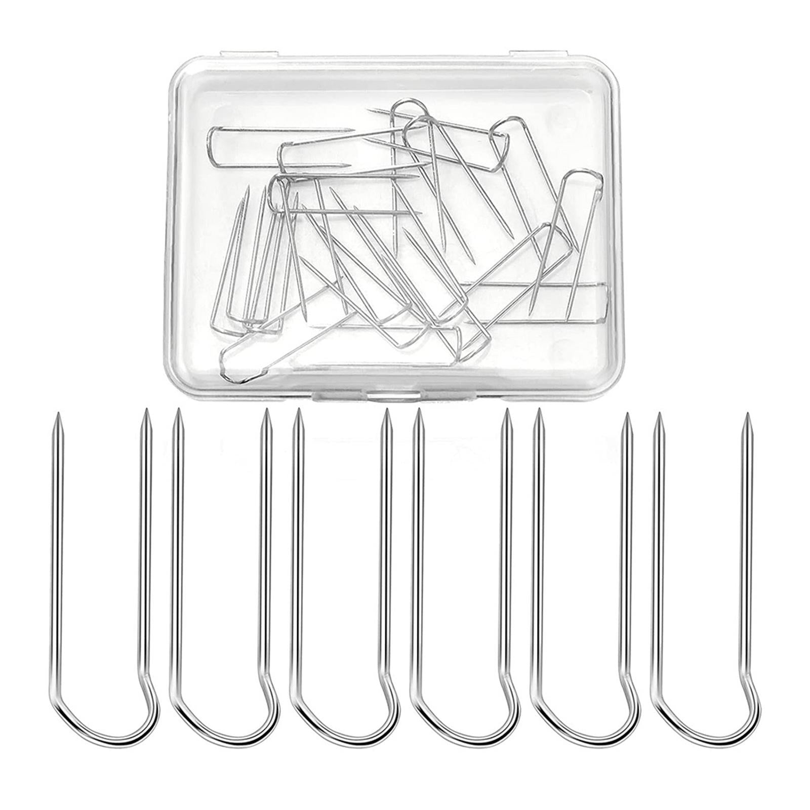 100x Metal Fork Pins for Quilting Sewing Needlework Accessories 23x6mm