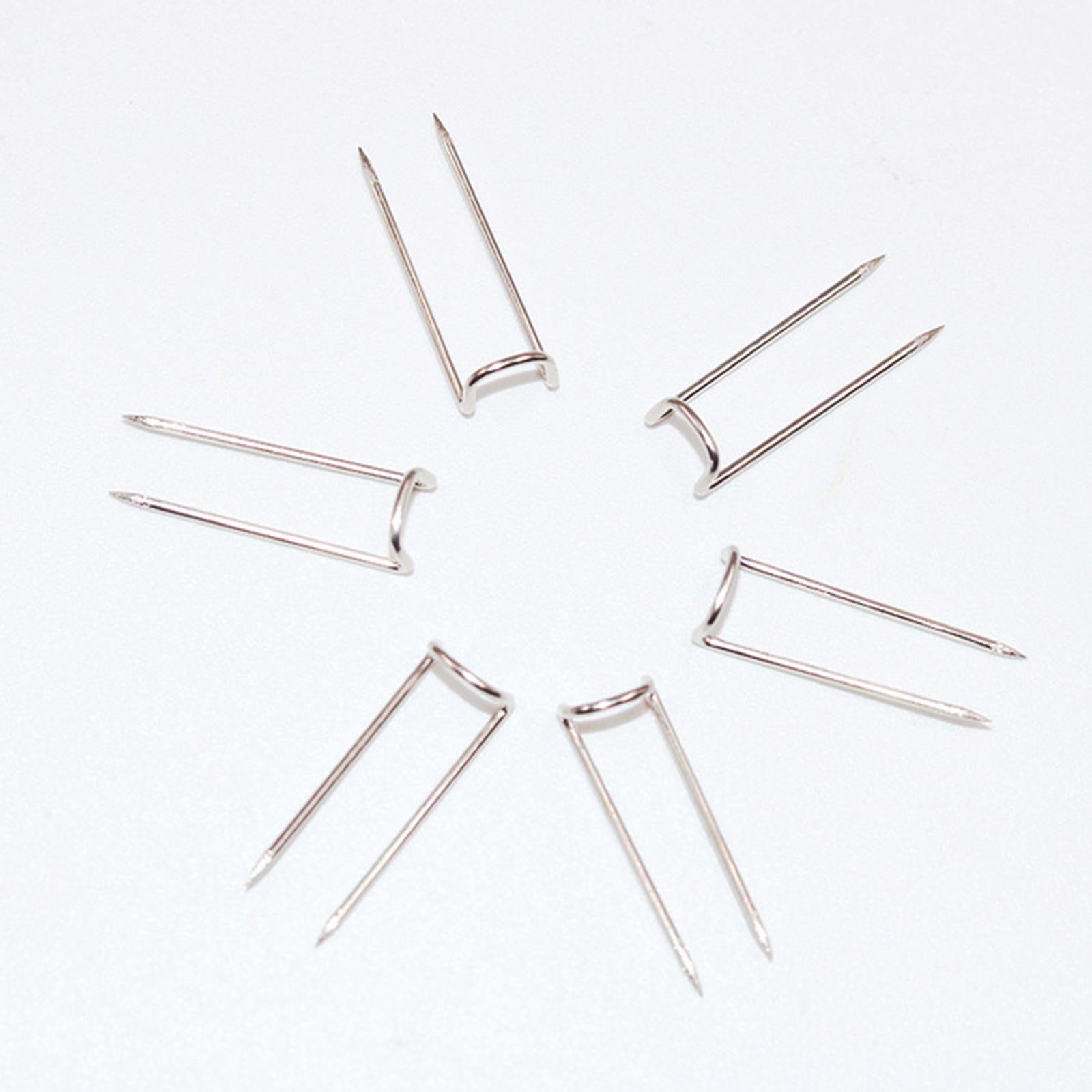 100x Metal Fork Pins for Quilting Sewing Needlework Accessories 23x6mm