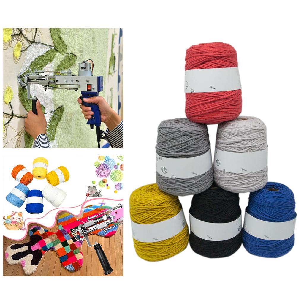 Tufting Rugs Yarn Tapestry Carpet Cushion Making for w/Electric Tufting Gun Dark Color