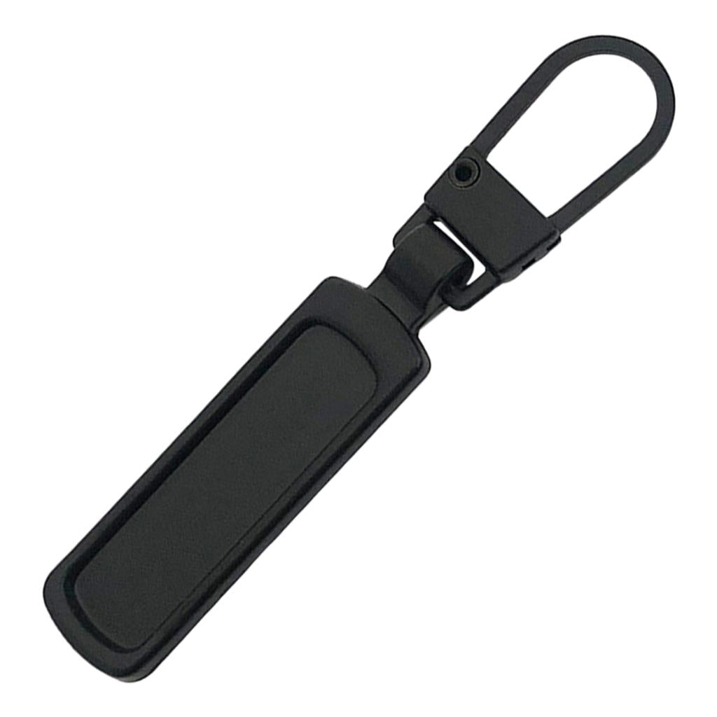10x Zipper Pull Zipper Heads for Jacket Luggage Suitcase Skirt Bags Black