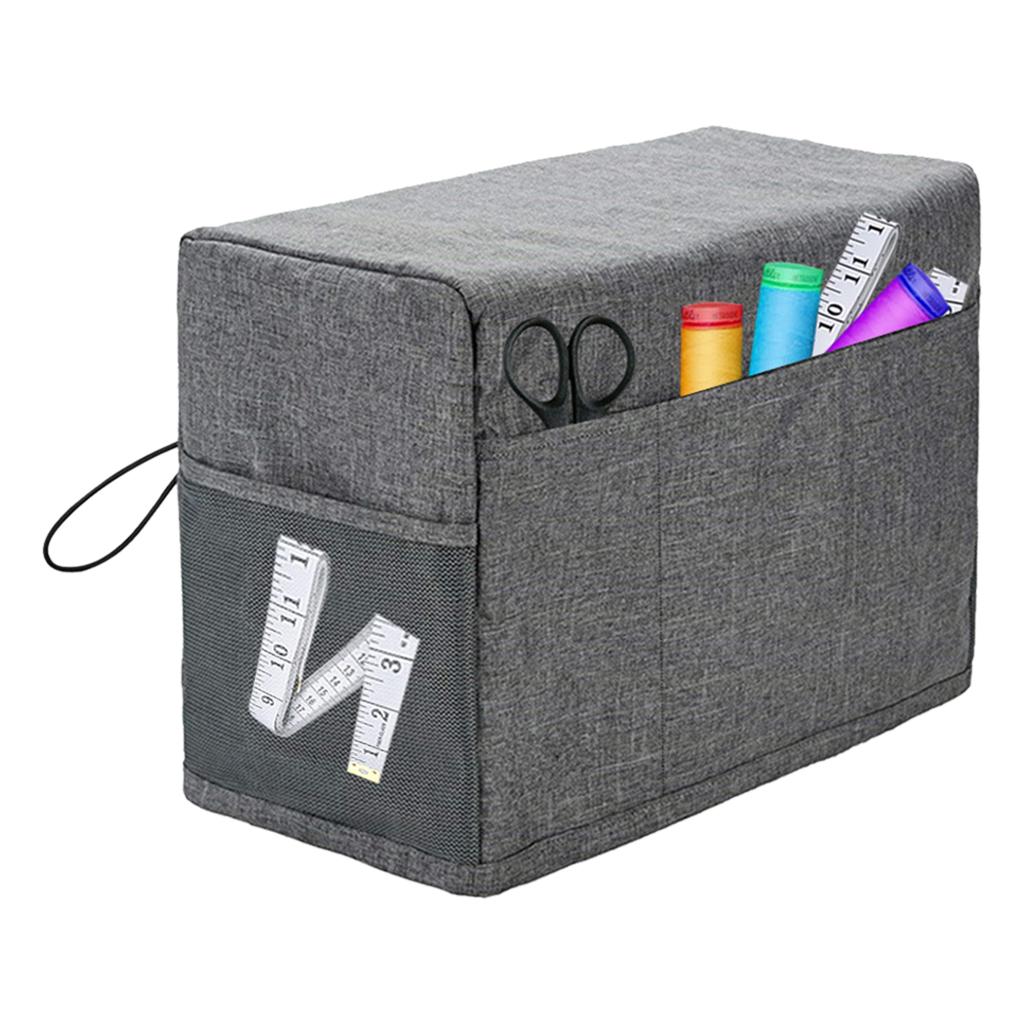Dust Cover for Sewing Machine with Pockets for Most Domestic Sewing Machines