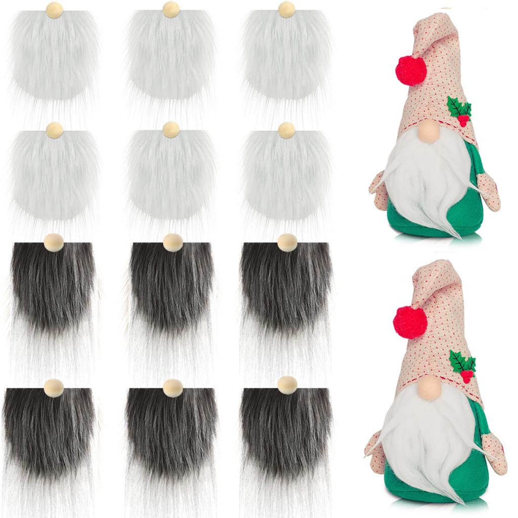 Faux Fur Fabric Gnome Beard Costume Fur Fabric Patches DIY Decoration Craft
