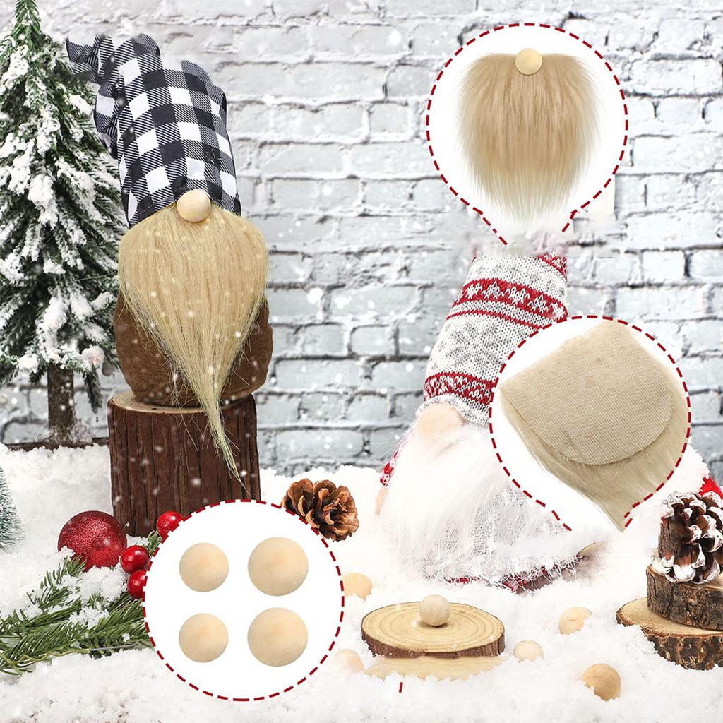 Faux Fur Fabric Gnome Beard Costume Fur Fabric Patches DIY Decoration Craft