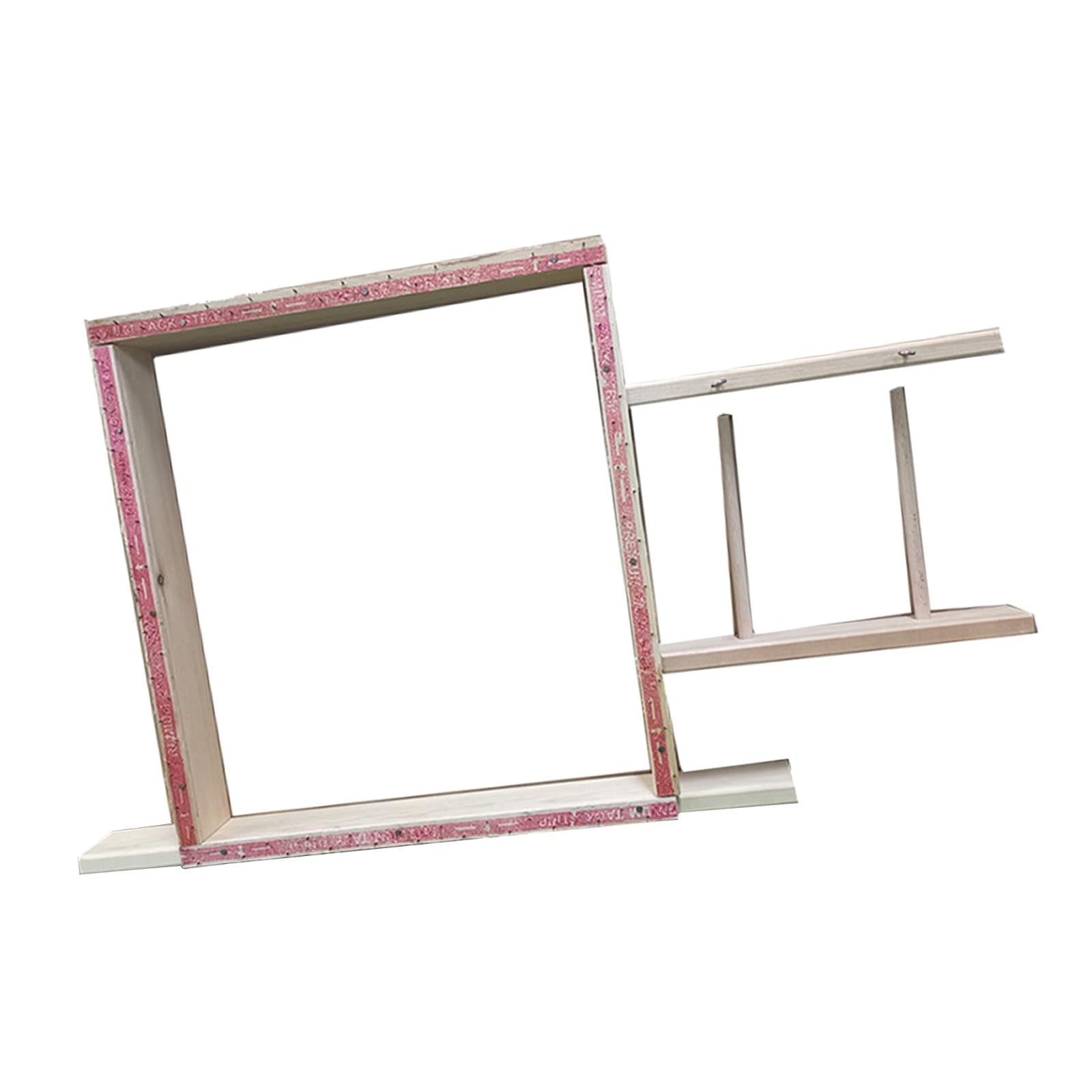 Wooden Tufting Frame Carpet Rug Making Frames Tabletop Holder DIY Display