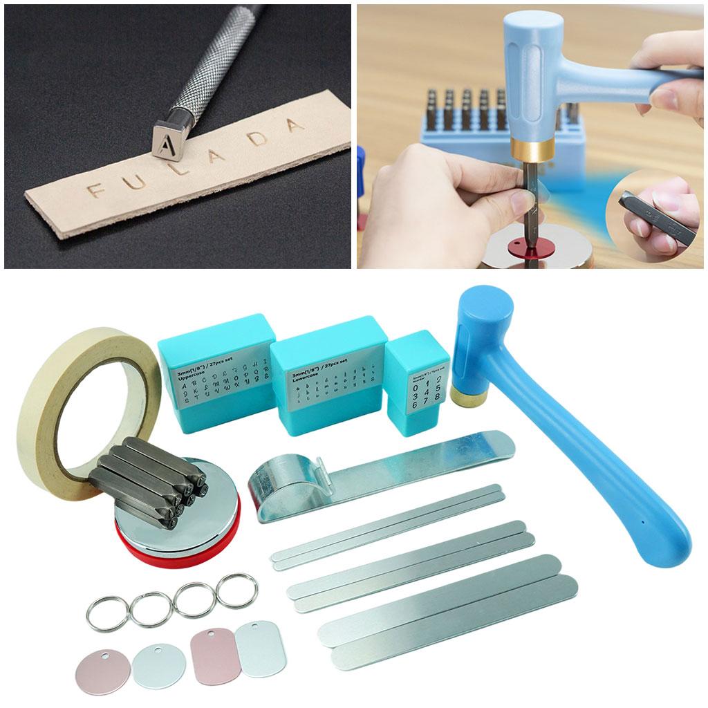 Metal Leather Stamping Kit for Jewelry Making Imprinting Numbers Stamp Punch