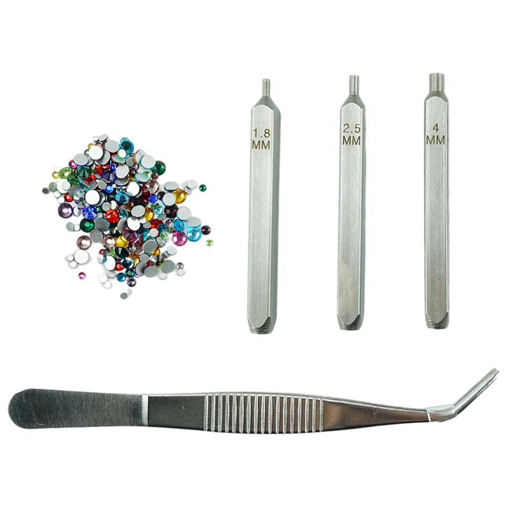 Crystal Setter Kit Assorted Crystals Hand Stamping Jewelry Embellishments