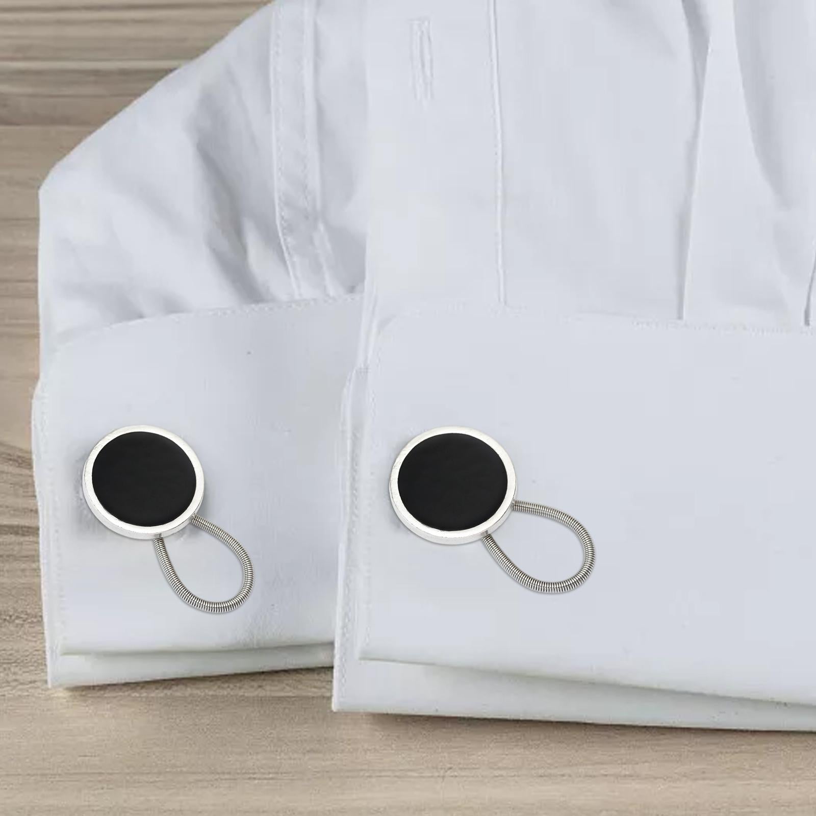 20Pcs Waist Band Extender Button for Shirt Collar Maternity Pregnancy black