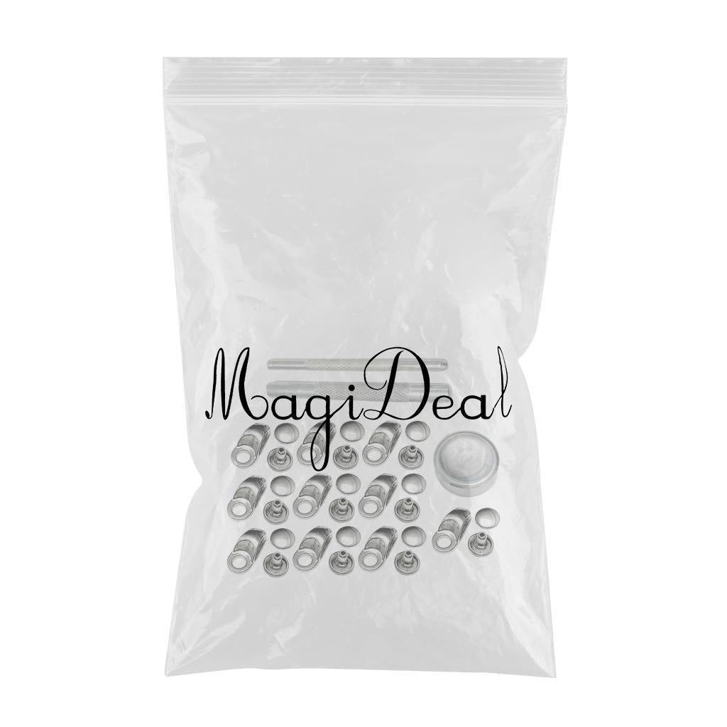 Boot Lace Hooks for Leather Craft Mountaineering Shoes Bag Silver 18×8.5mm