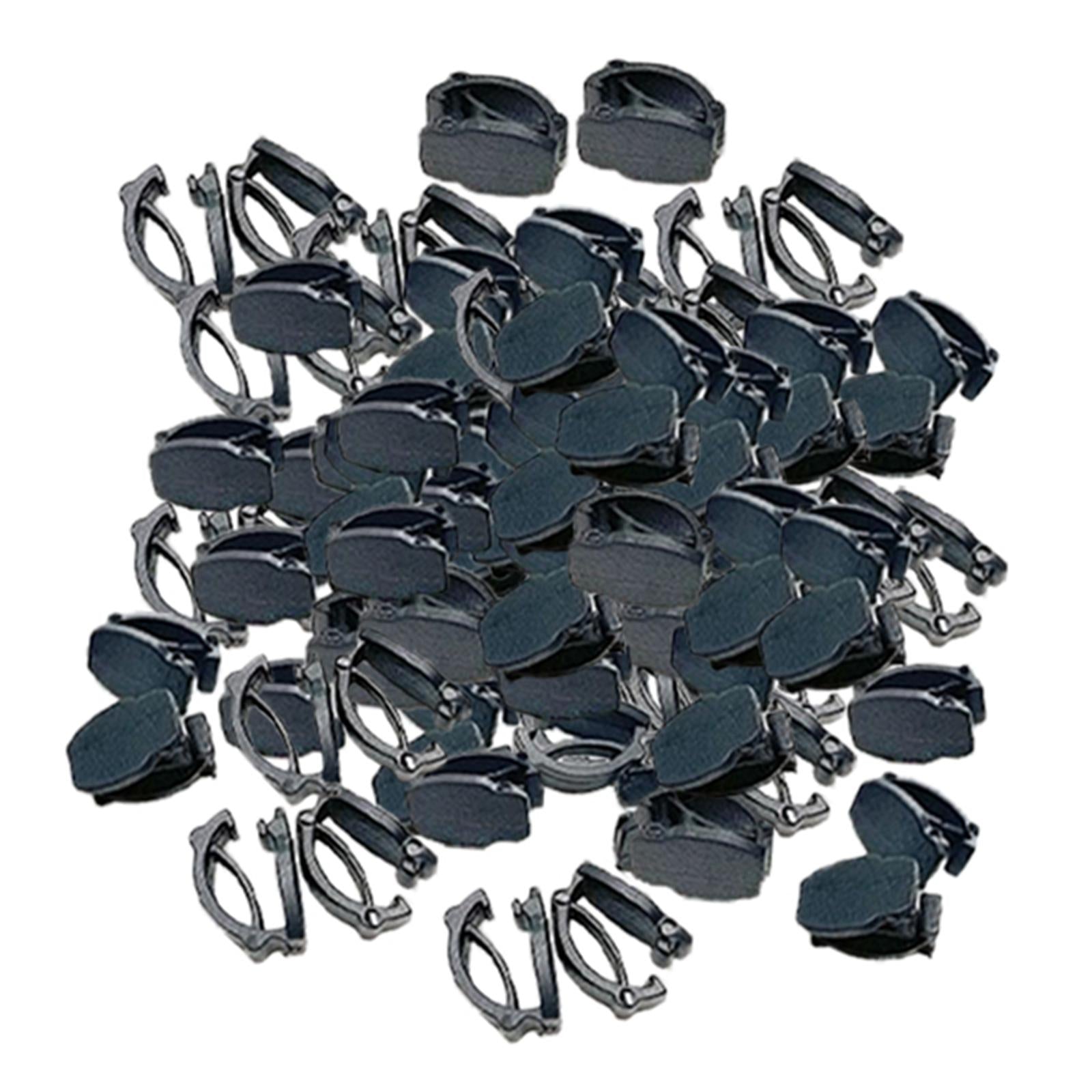 100x Zipper Pull Cord Lock Ends Buckles Fastener Toggle Stopper for Paracord