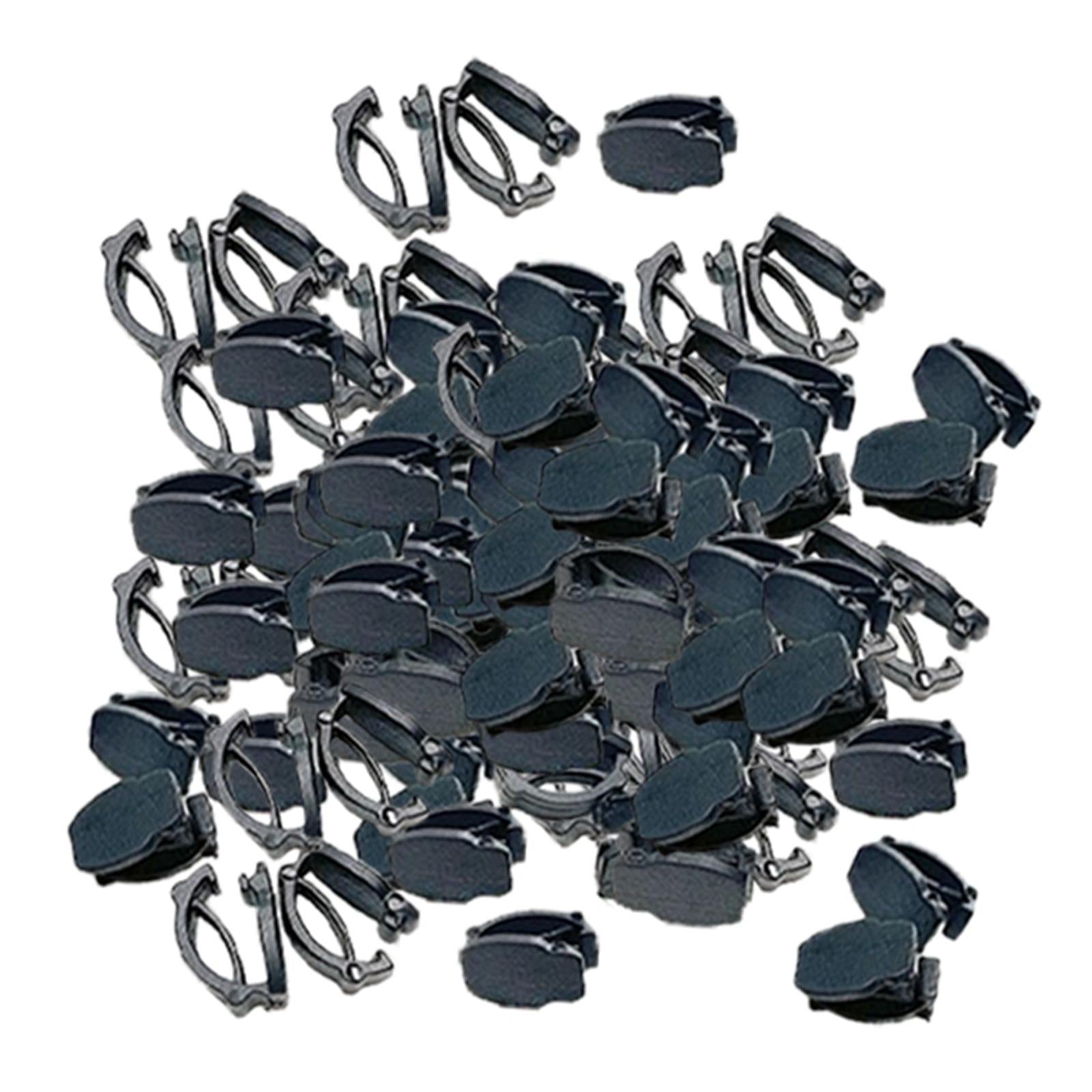 100x Zipper Pull Cord Lock Ends Buckles Fastener Toggle Stopper for Paracord
