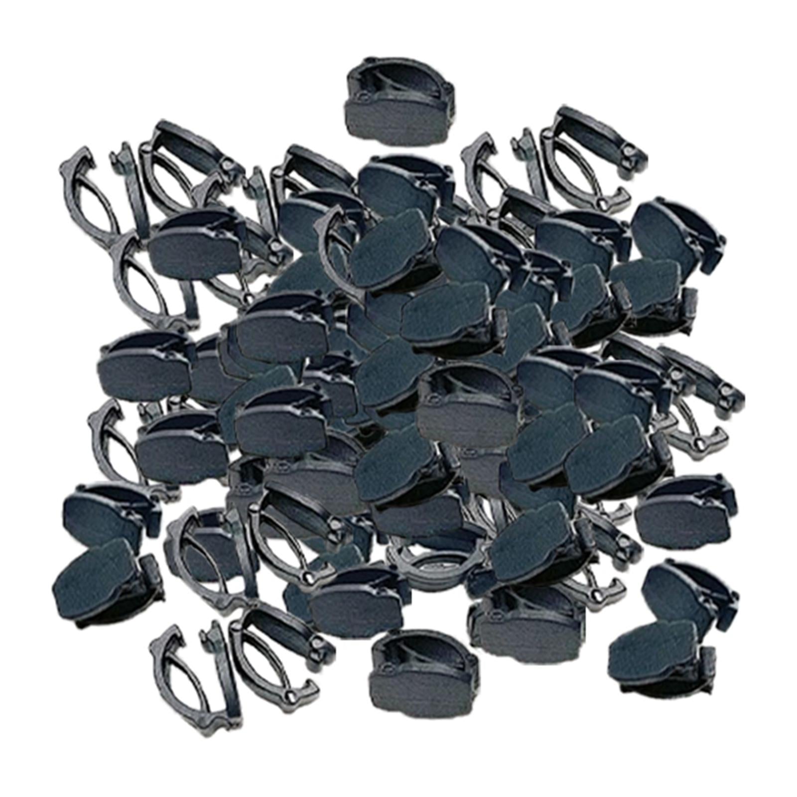100x Zipper Pull Cord Lock Ends Buckles Fastener Toggle Stopper for Paracord