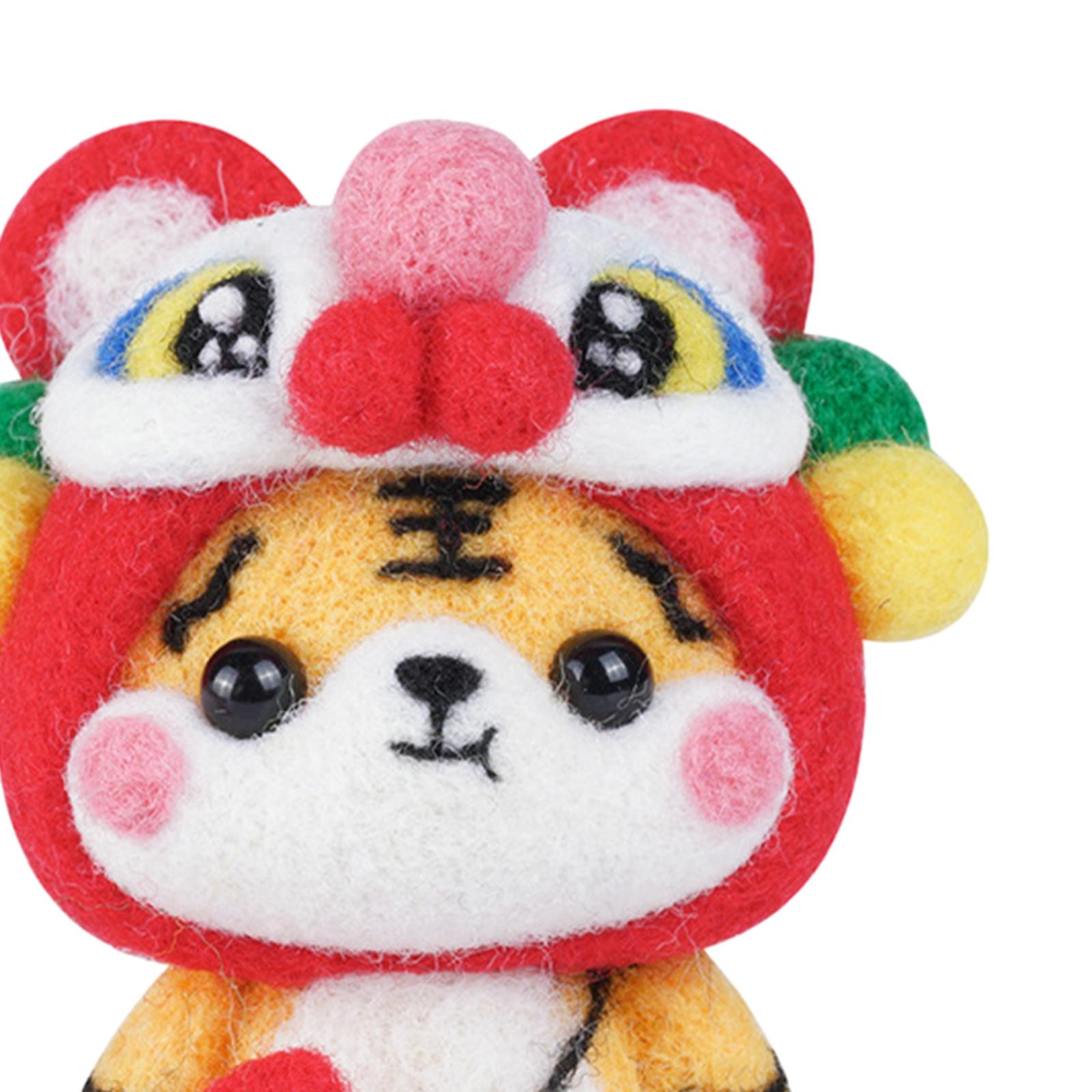 Needle Felting Kit Felt Work Tools Beginner Supplies Foam Pad Wool Roving