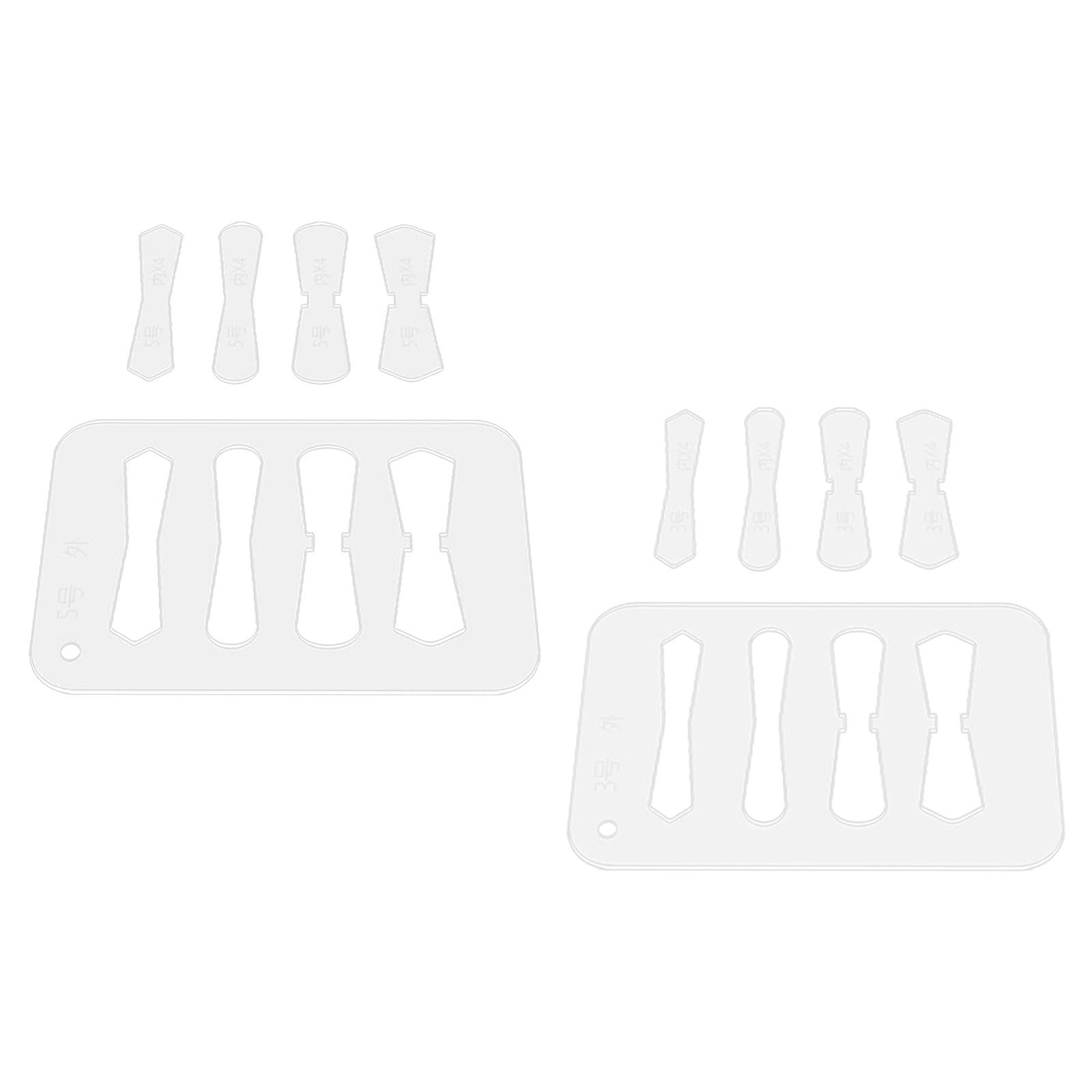 Leather Acrylic Template Set Keychain Pattern Stencil DIY Handmade Tool No 3