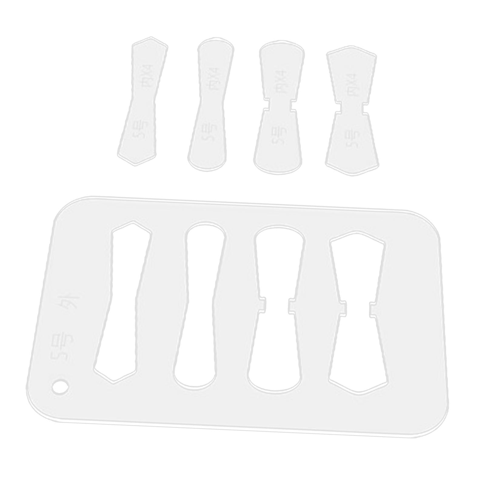 Leather Acrylic Template Set Keychain Pattern Stencil DIY Handmade Tool No 5