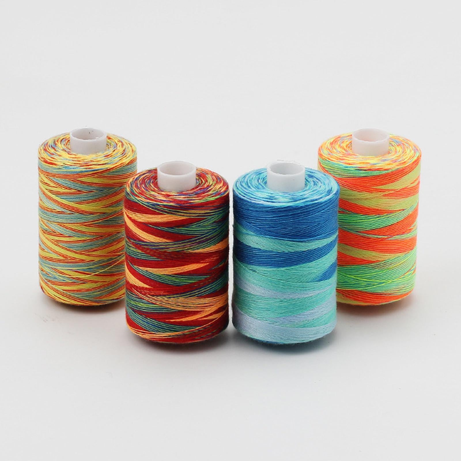 10x Sewing Thread Spool Sewing Thread for Overlock Stitching Hand Knitting