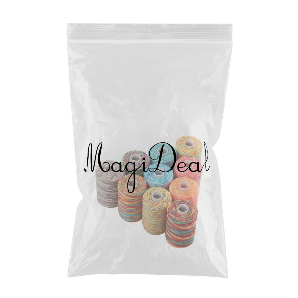 10x Sewing Thread Spool Sewing Thread for Overlock Stitching Hand Knitting