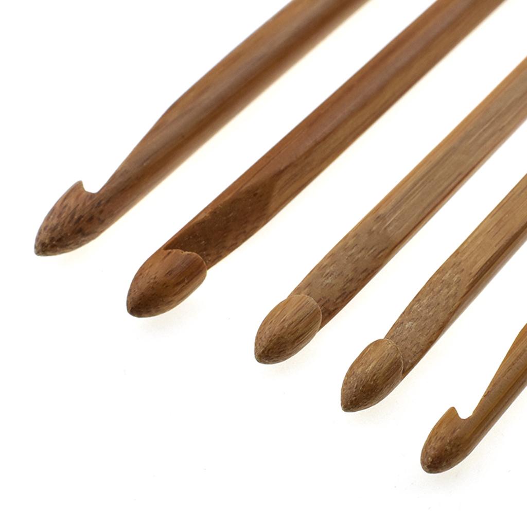 7x Extra Long Crochet Hooks Knit Yarn Needles Accessories for Sewing Weaving